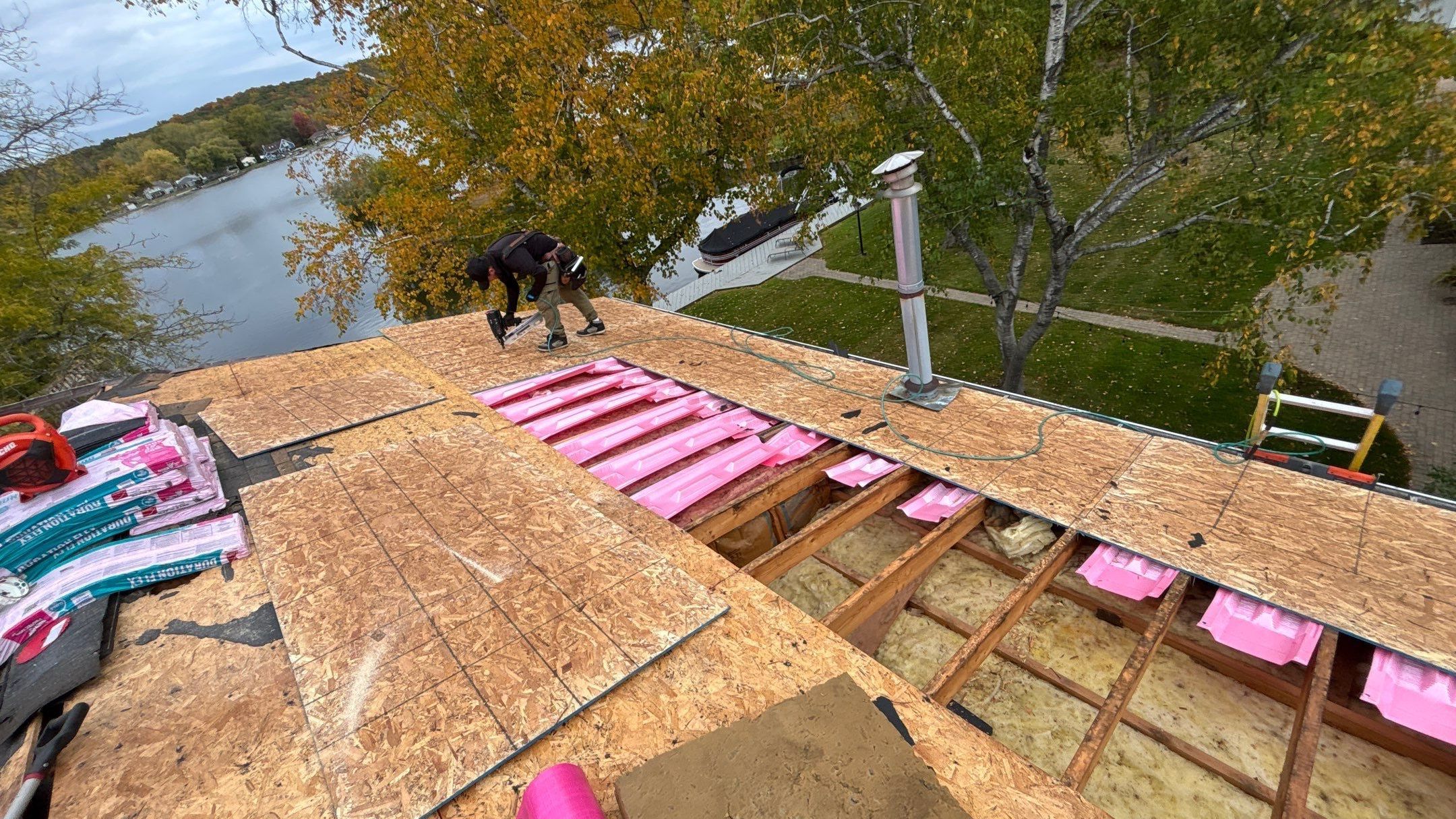 Roof Replacement using Owens Corning Onyx Black by 180 Contractors