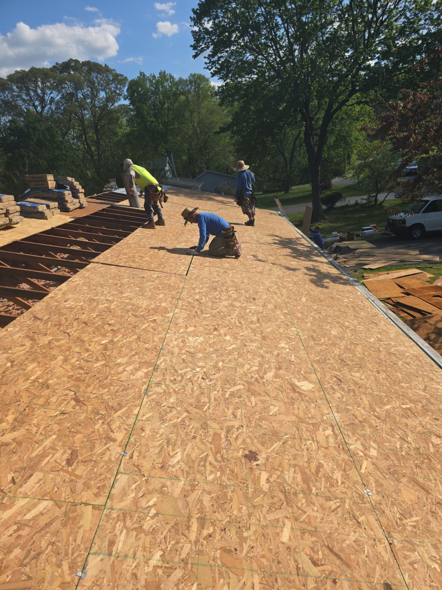 Asphalt Shingle Roof Replacement and Plywood Decking in Port Republic by First Chesapeake Roofing