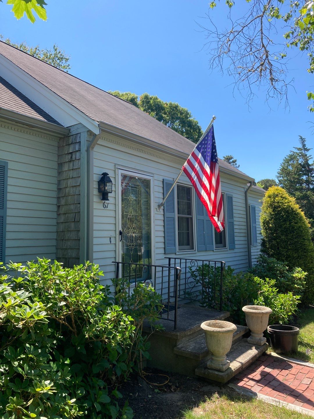Yarmouth Port Gutter Installation using 5" K-Style Aluminum Gutter by Gutter Pro Enterprises