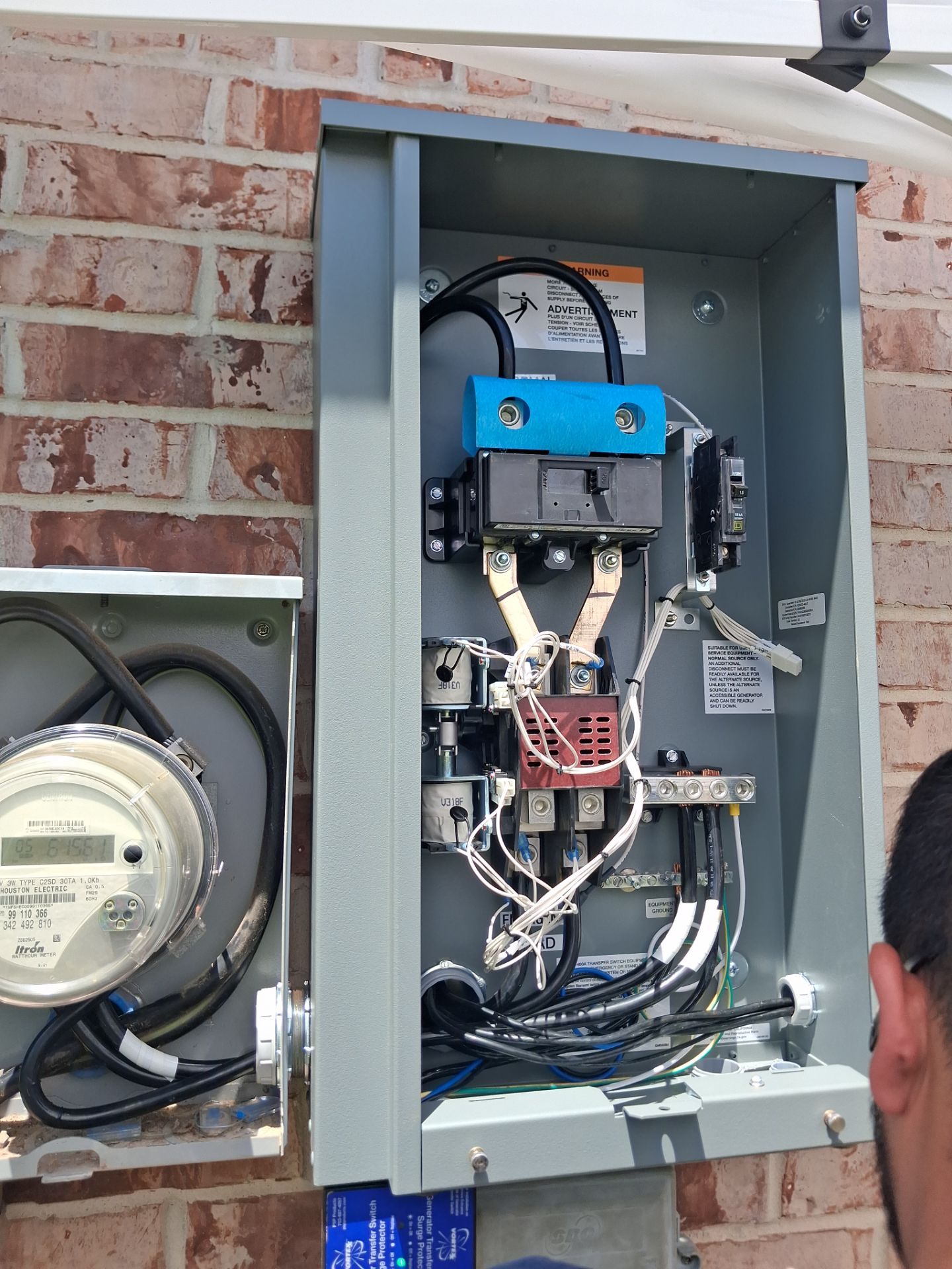 Kohler Standby Generator Installation with Propane Connection in Cleveland, Texas by GenTex Elite Services
