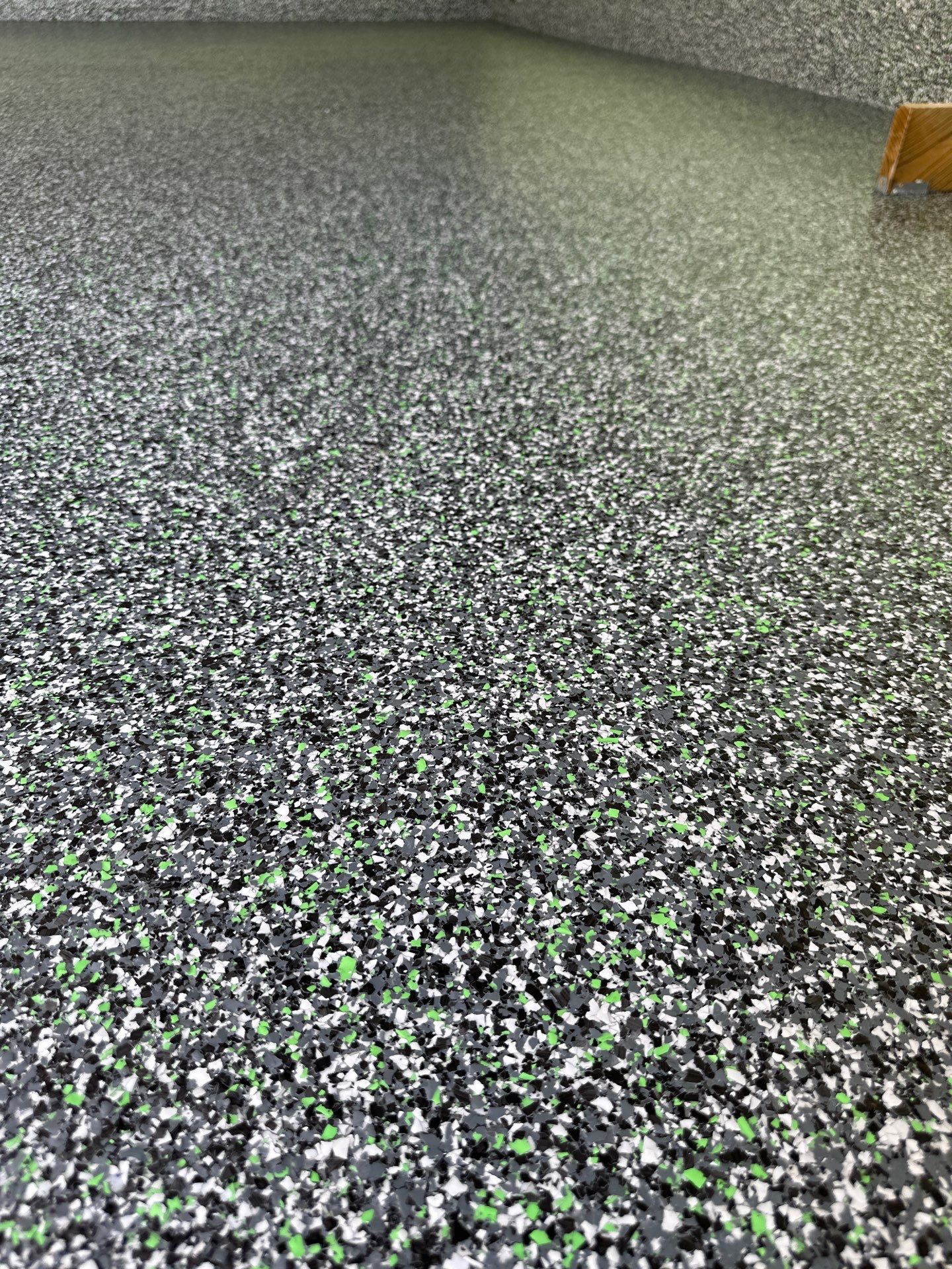 Garage Floor Coating using Custom Color by My Garage Floor Guys