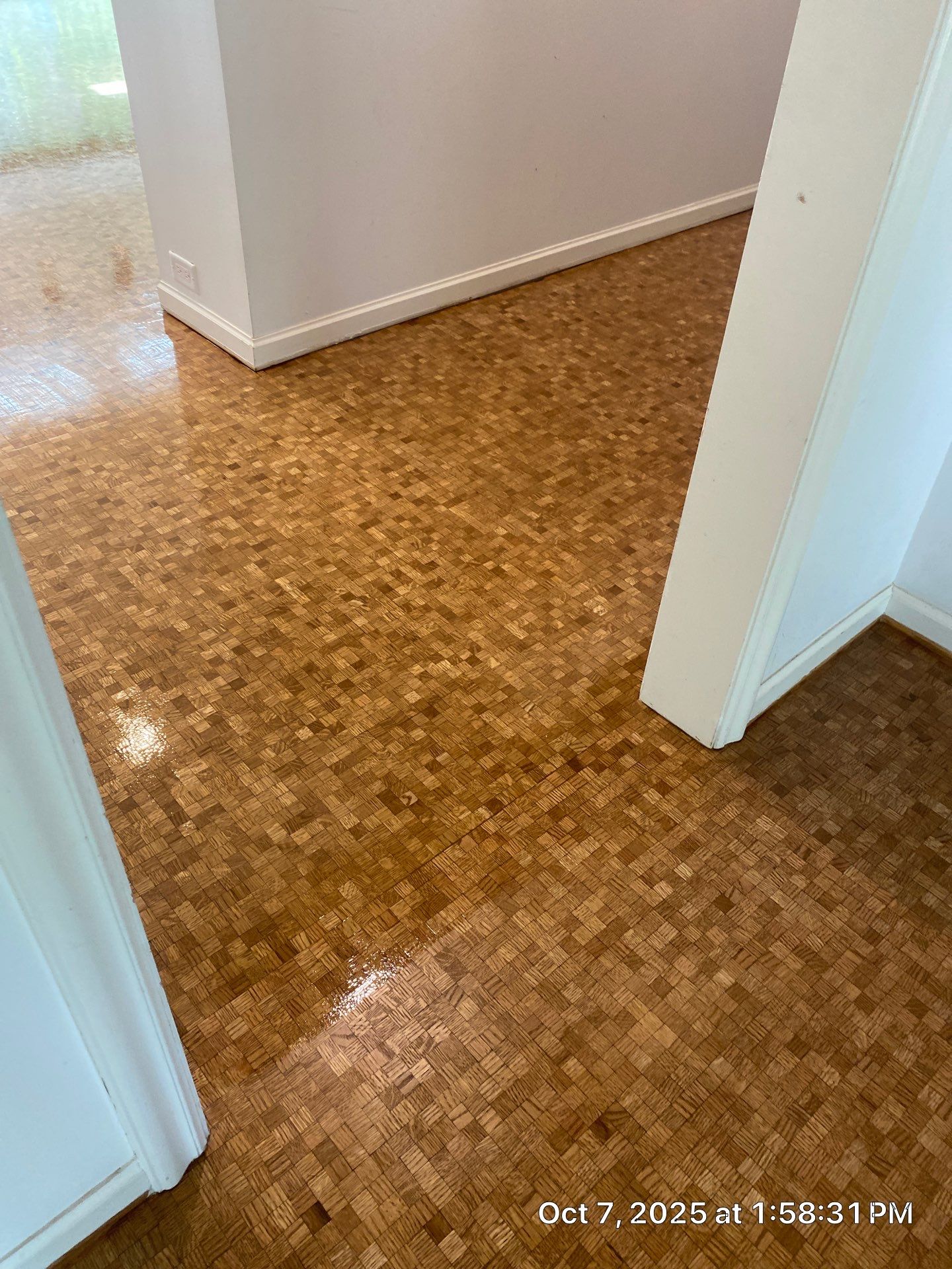 UNIQUE MID CENTURY MODERN Square Wood Tile Floor by RTBaldwin Hardwood Floors