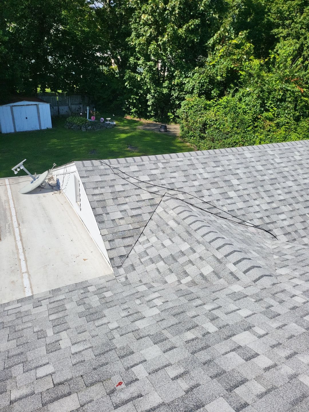 Residential Roofing Installation using Owens Corning TruDefinition Sierra Gray by A Plus Exterior