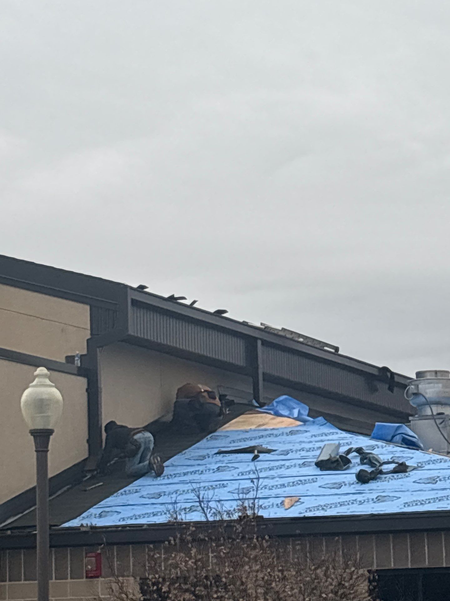 Commercial Multi Structure Roof Install  by Titan Commercial & Residential Roofing 