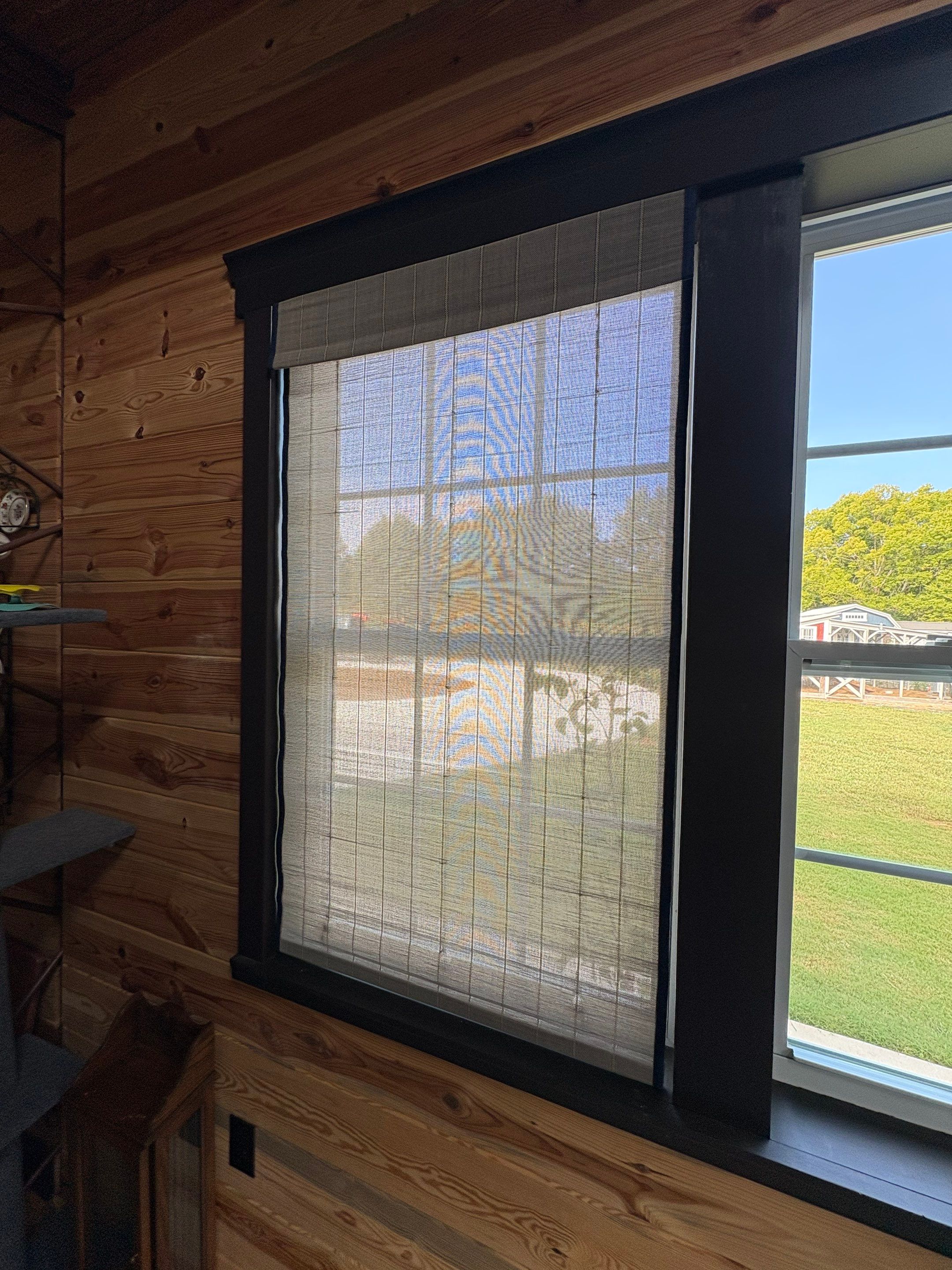 Roller and Woven Wood Shades Project in Union Grove by Blinds and Borders