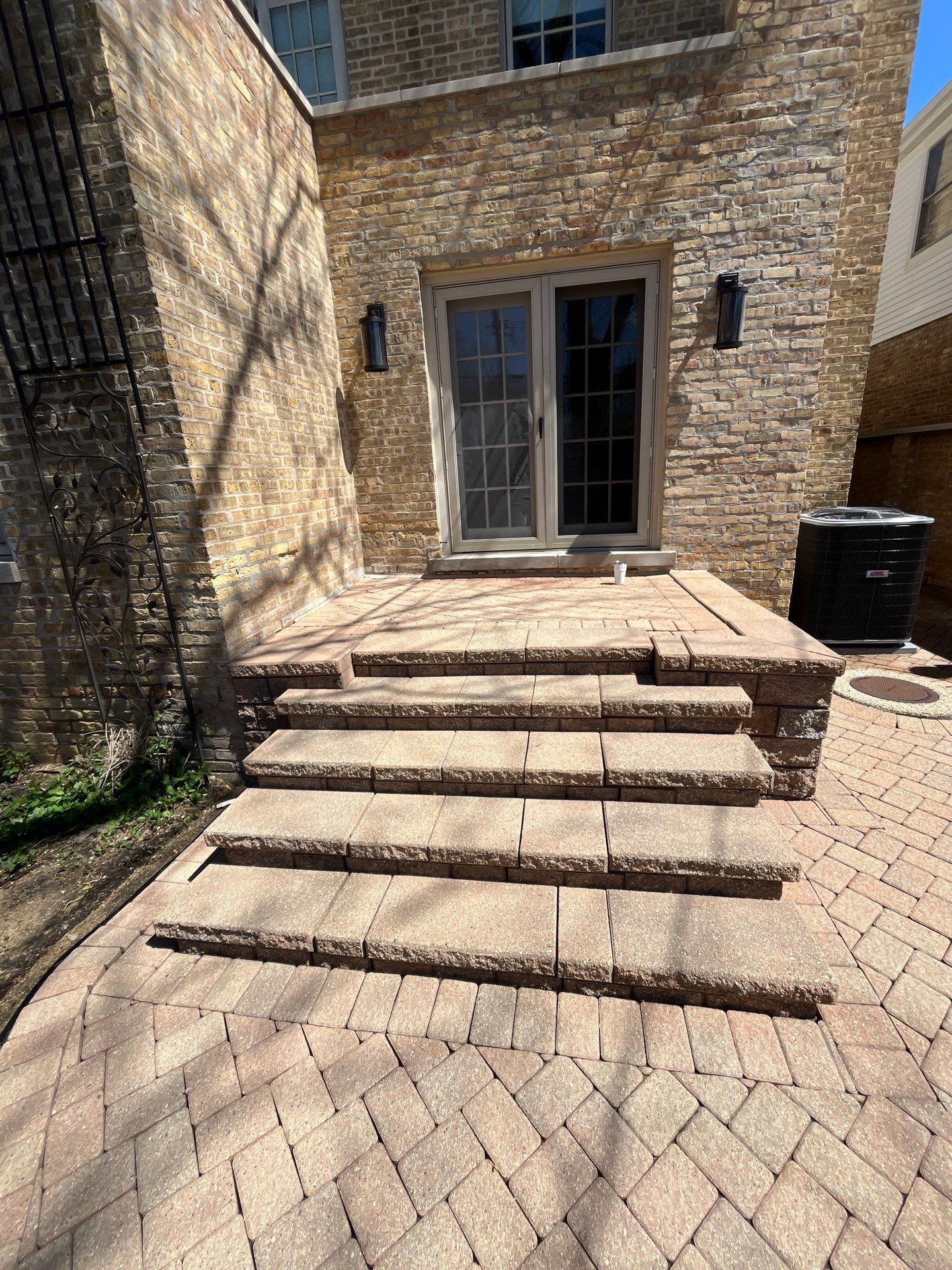 Brick repair, CSS, and stone cleaning by Northern Power Washing LLC.