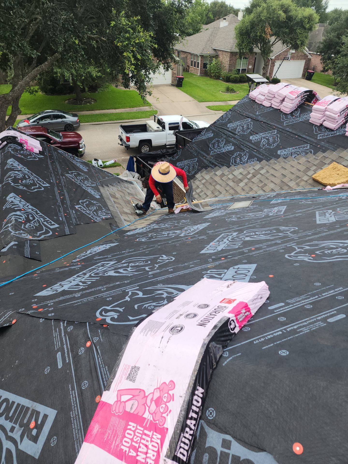 Residential Roofing Repair using Owen's Corning Duration (Lifetime) Shingles by Roof Repair Company