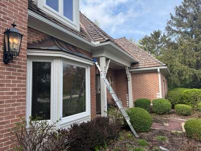 Turtle Shell gutter protection installation in St. Charles, IL 60174, photograph 22
