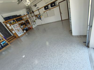 Coyote Garage Floor Coating in Sioux Falls