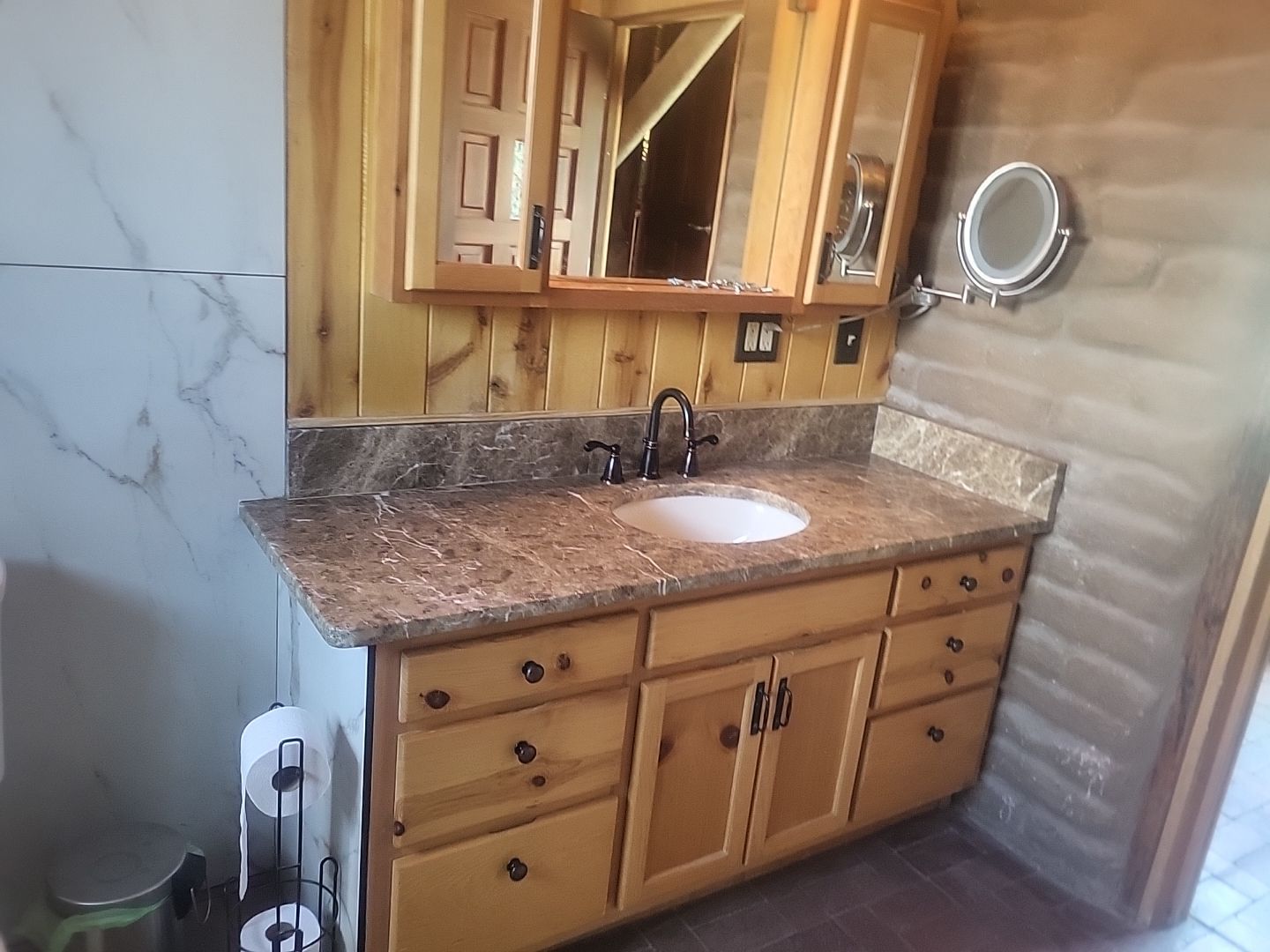 Southwestern Bathroom Remodel by Rio Grande Building & Storage