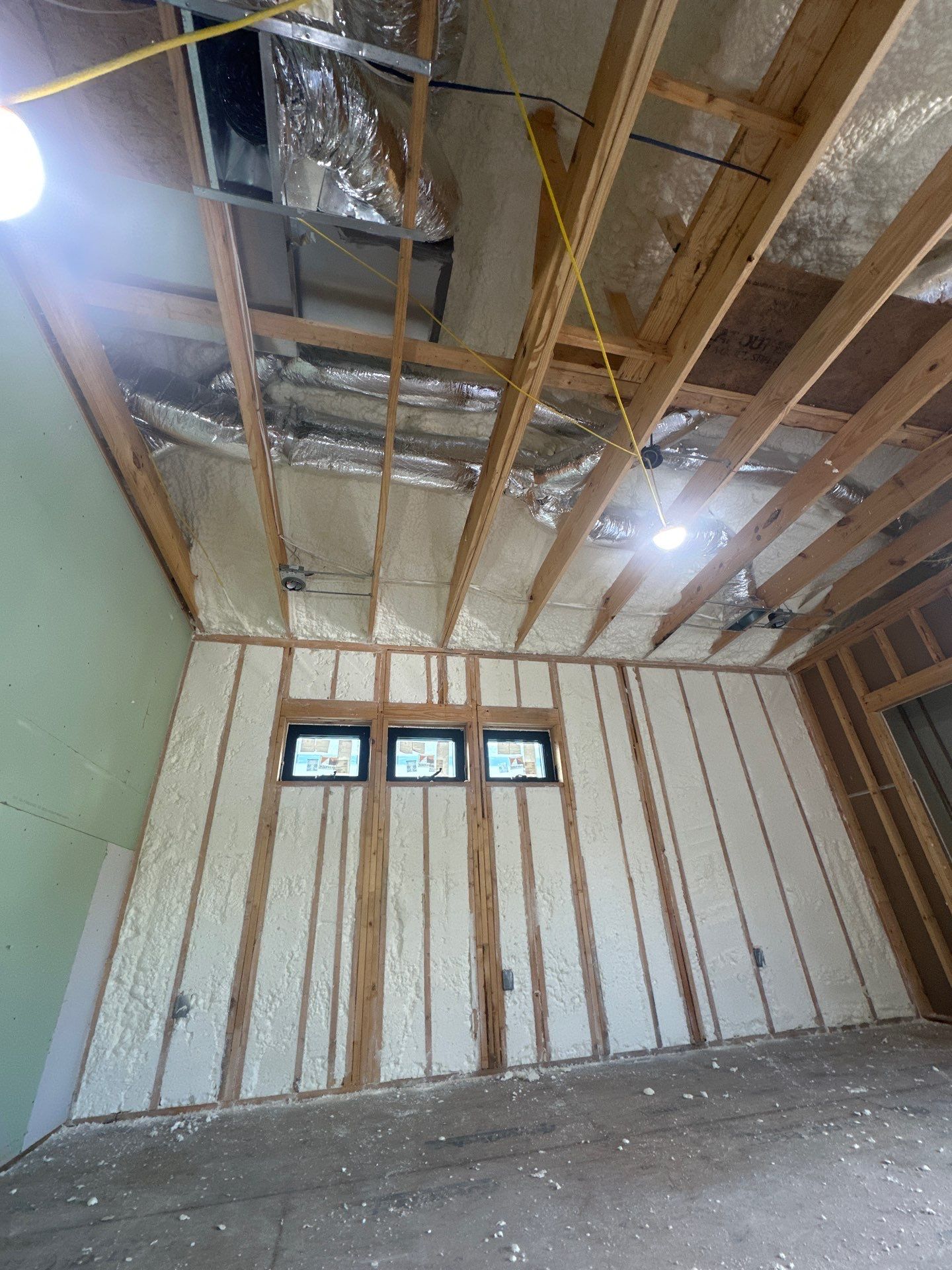 Fully encapsulated Dallas custom home  by Apex Insulation Solutions