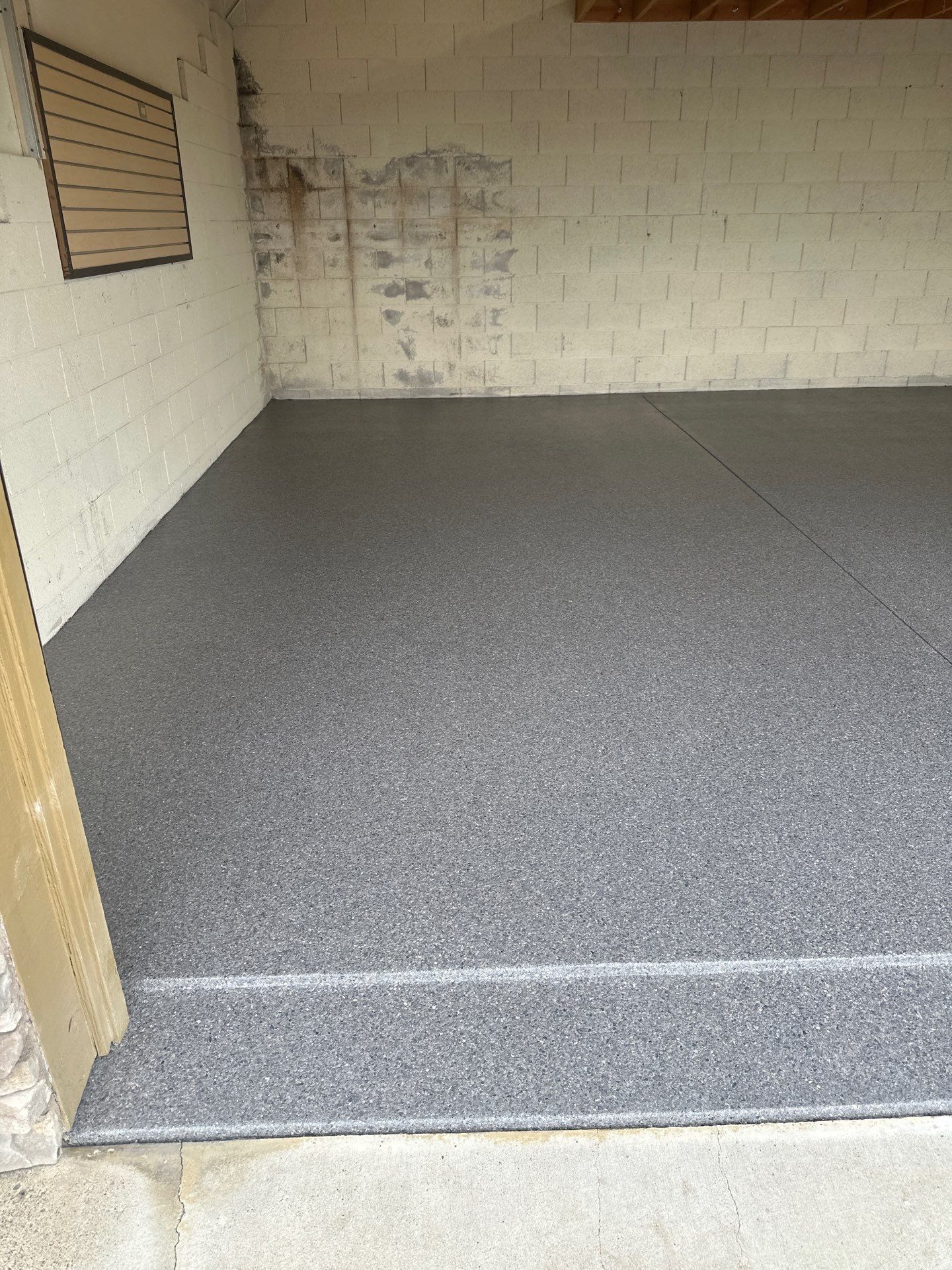 Polyurea Garage Floor Coating with Dolerite Chips in Morro Bay by MGP Coatings