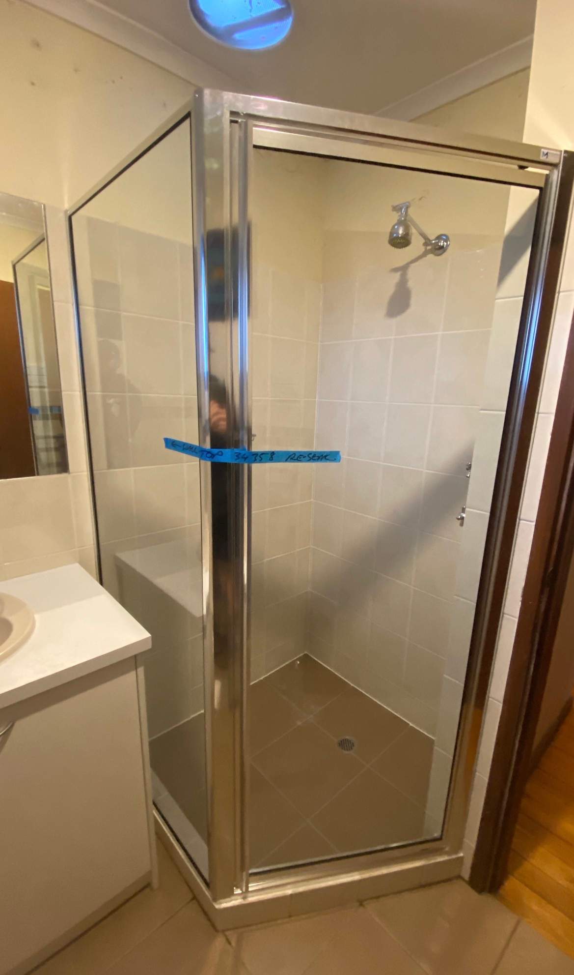 You won't believe this is the same shower by Re-seal Bathrooms