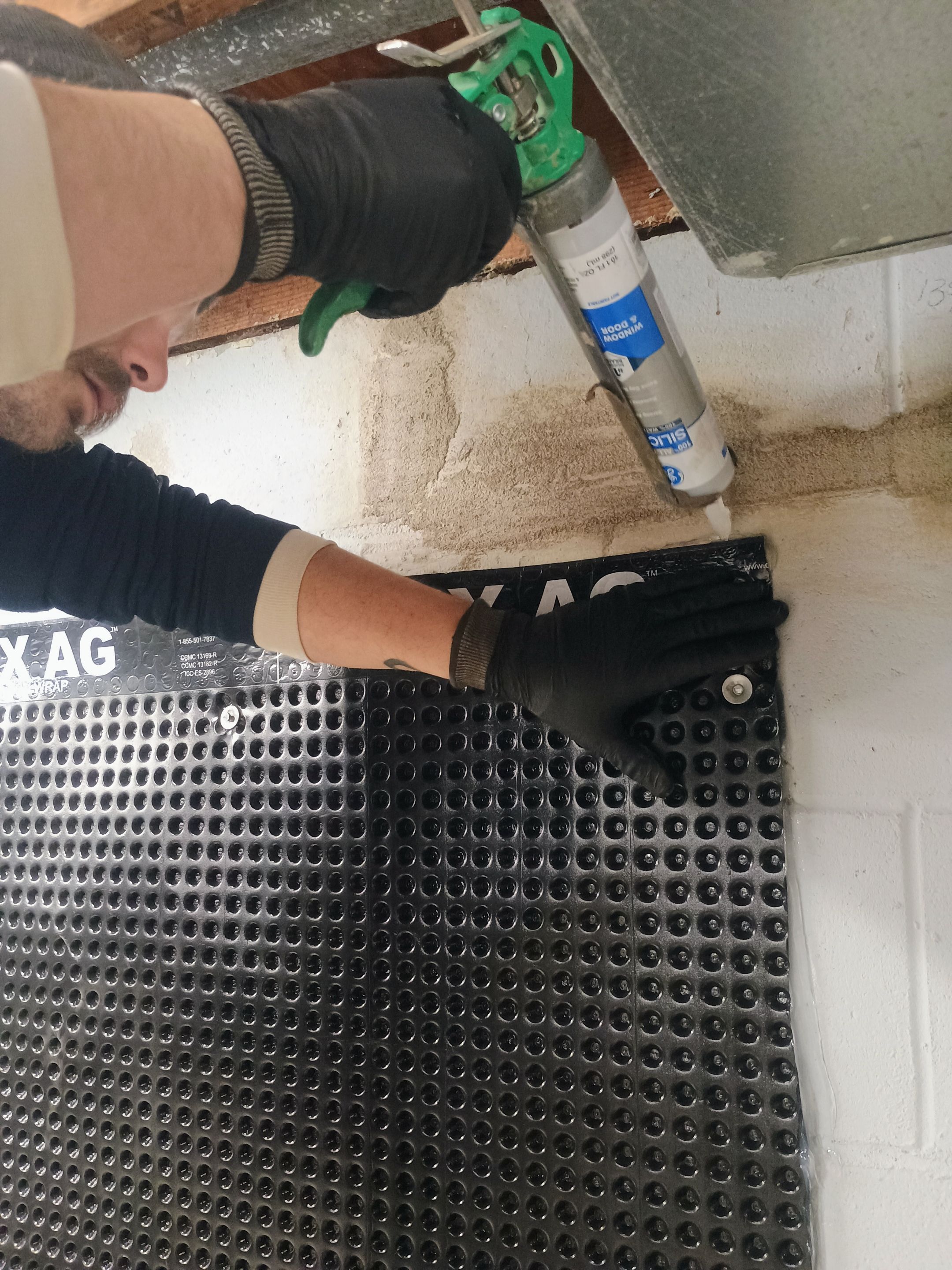 Depressurizing Denny's Basement Wall by Waterproofing Northeast