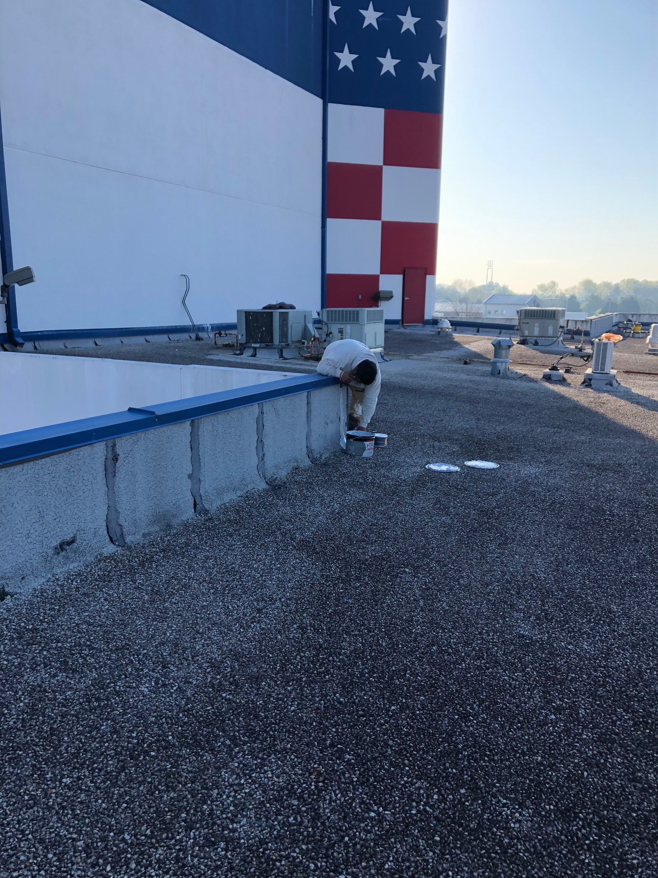 Large Commercial Maintenance Job in Stockbridge Georgia by First Due Roofing