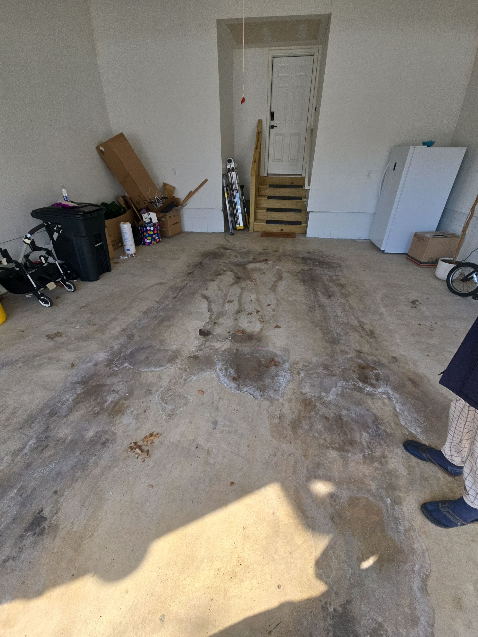 Garage Floor Coating using Penntek by Spectrum Painting, LLC