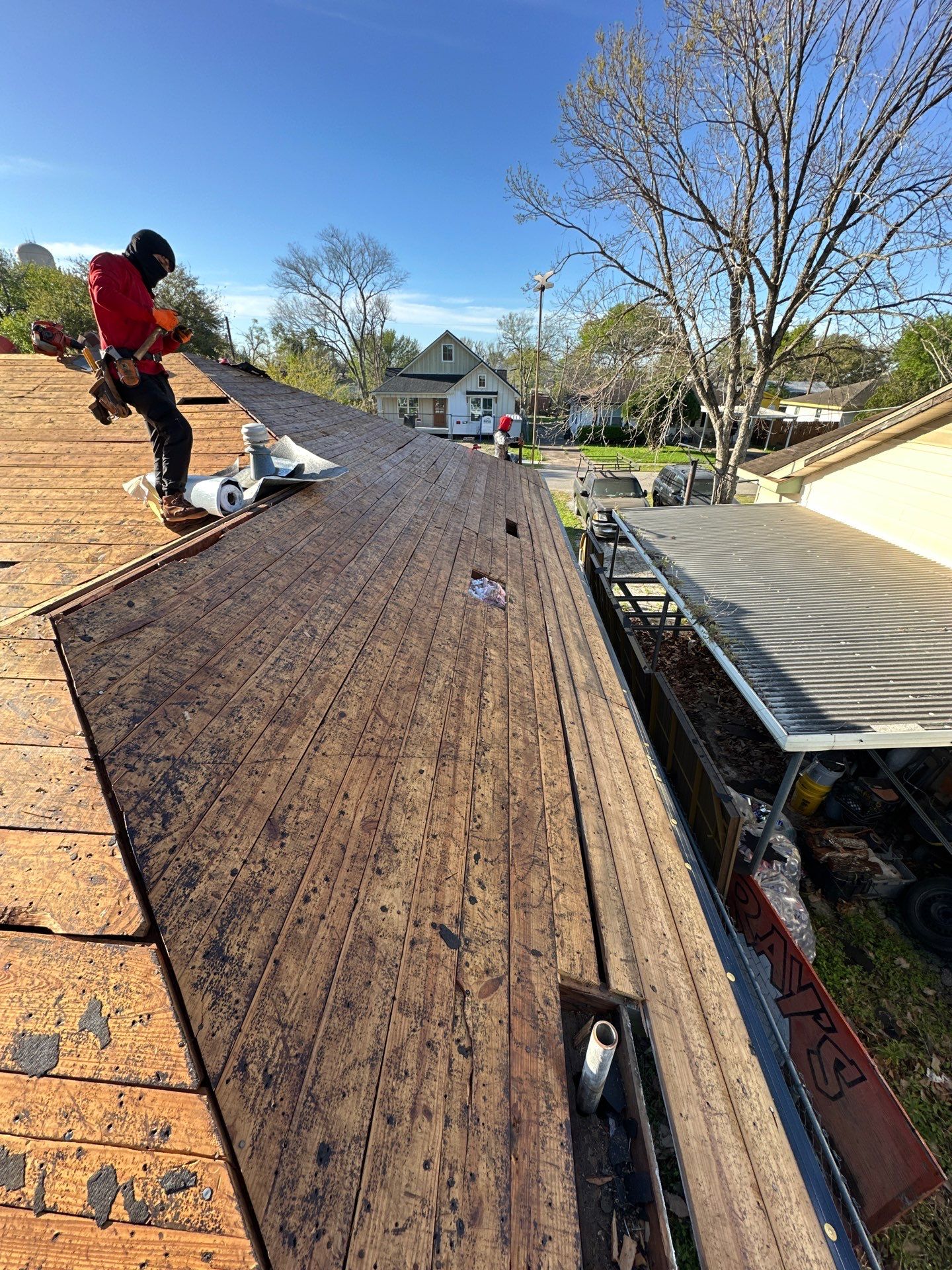 Project in Houston by Motion Roofing