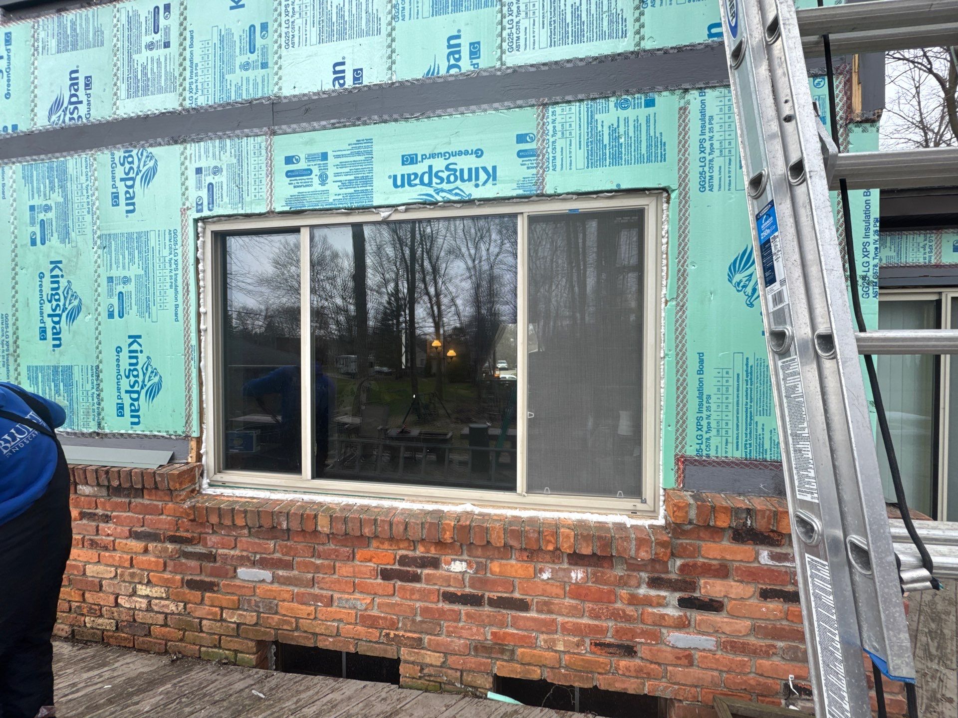 Siding Replacement using Alside Charter Oak D4.5" Deep Moss by 180 Contractors