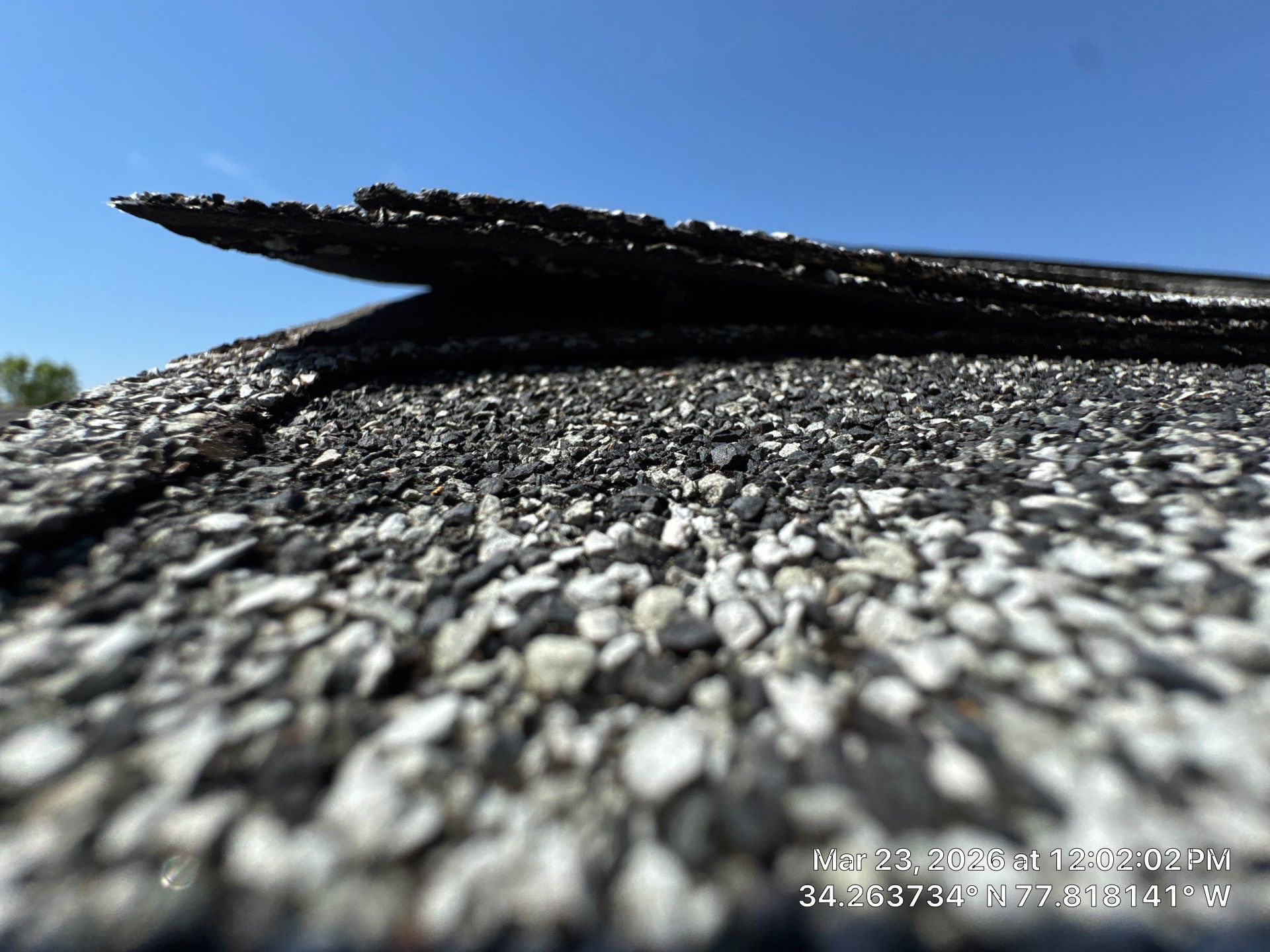 A 5-year-old roof that needed full replacement by North Carolina Roofs