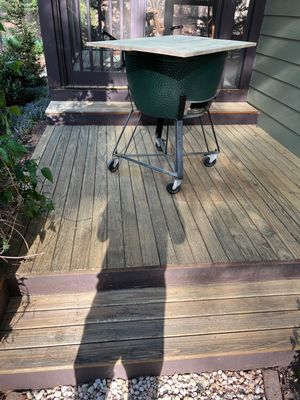 Coated Deck using Wood Sealant