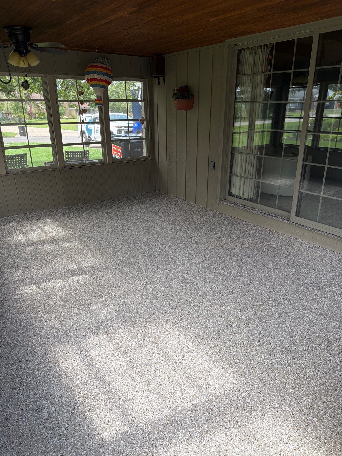 Epoxy Flake Floor installation in Grand Rapids Michigan! by Gordon Painting