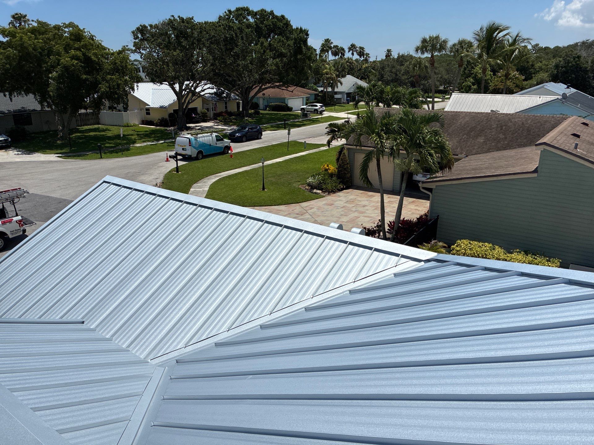 24ga 1.5" Mechanical Seam Mill Finish by Total Roofing System The Metal Roof Experts