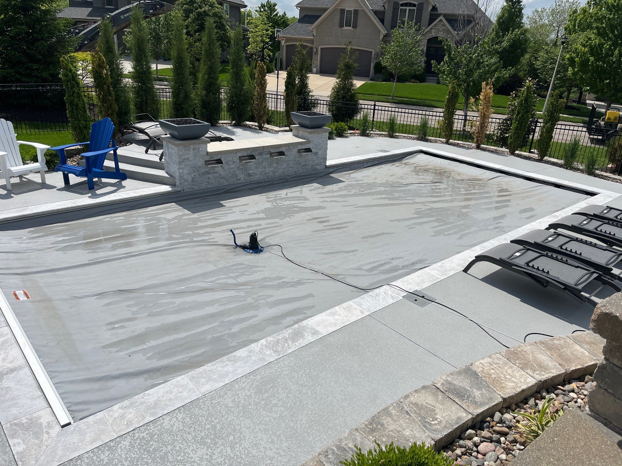 New Pool Overlay - Overland Park, KS by Big Red Decorative Concrete, LLC
