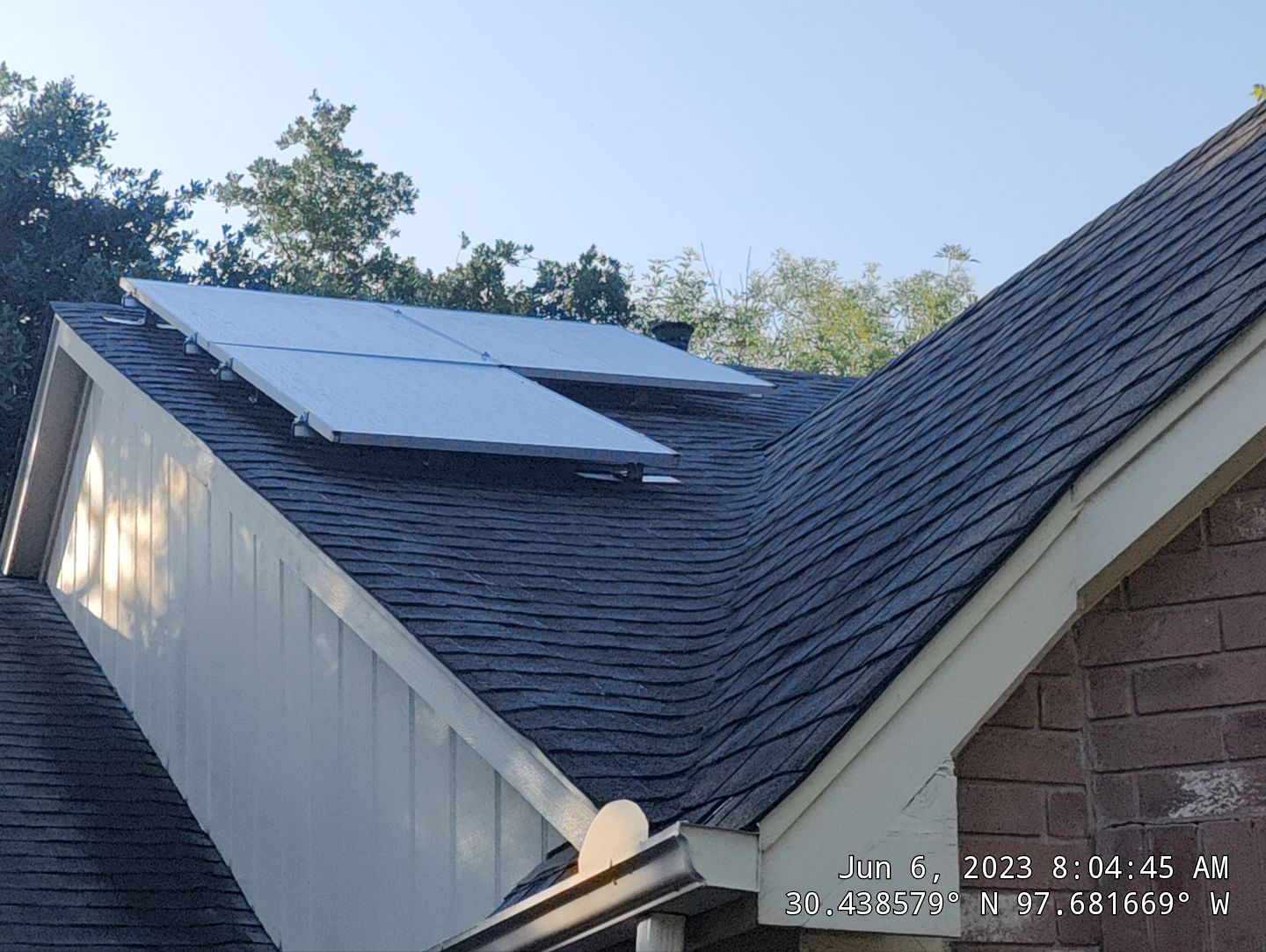 Residential Roofing Installation using IKO Dynasty Class 3 IR Granite Black by DeZign Roofing & Exteriors