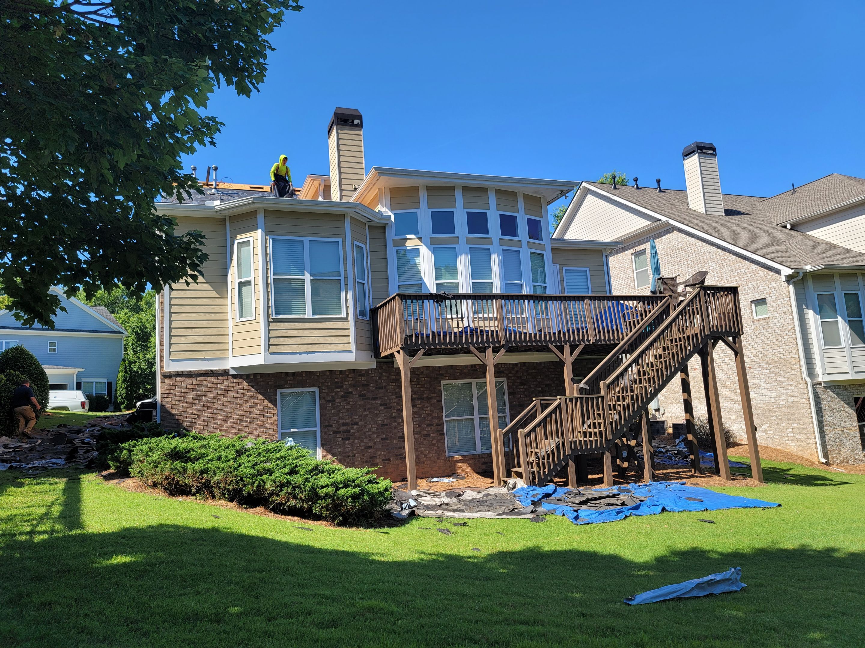 Residential Roofing Installation using Owens Corning by Inspector Roofing and Restoration