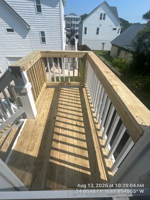 Deck Railing and Stair Repairs in Carolina Beach, NC