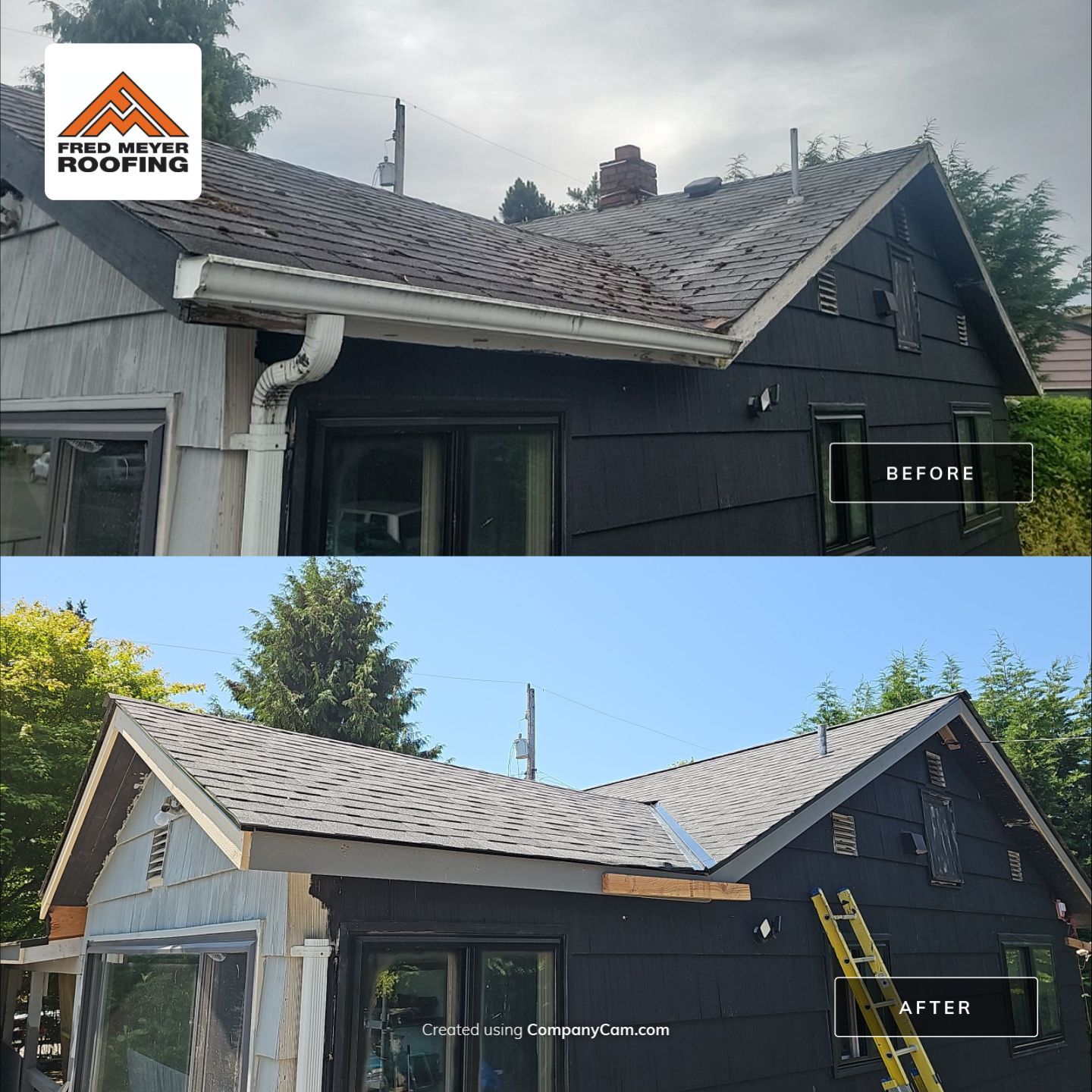Roof Project in SeaTac by Fred Meyer Roofing
