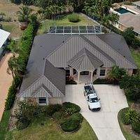 24ga 1.5" Mechanical Seam Medium Bronze  by Total Roofing System The Metal Roof Experts