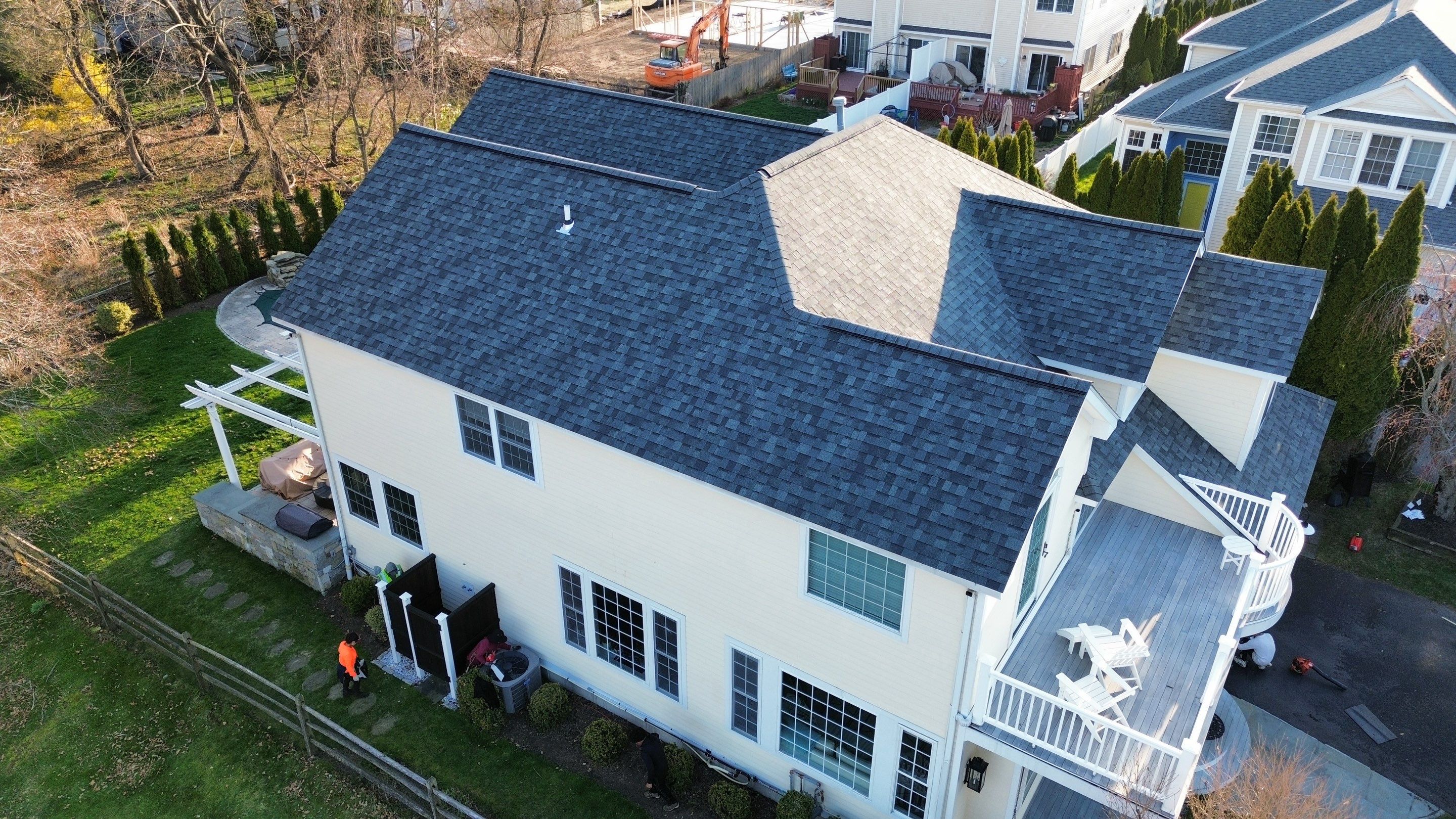 Owens Corning Duration: Estate Gray in Fairfield, Connecticut by Golden Shield Roofing