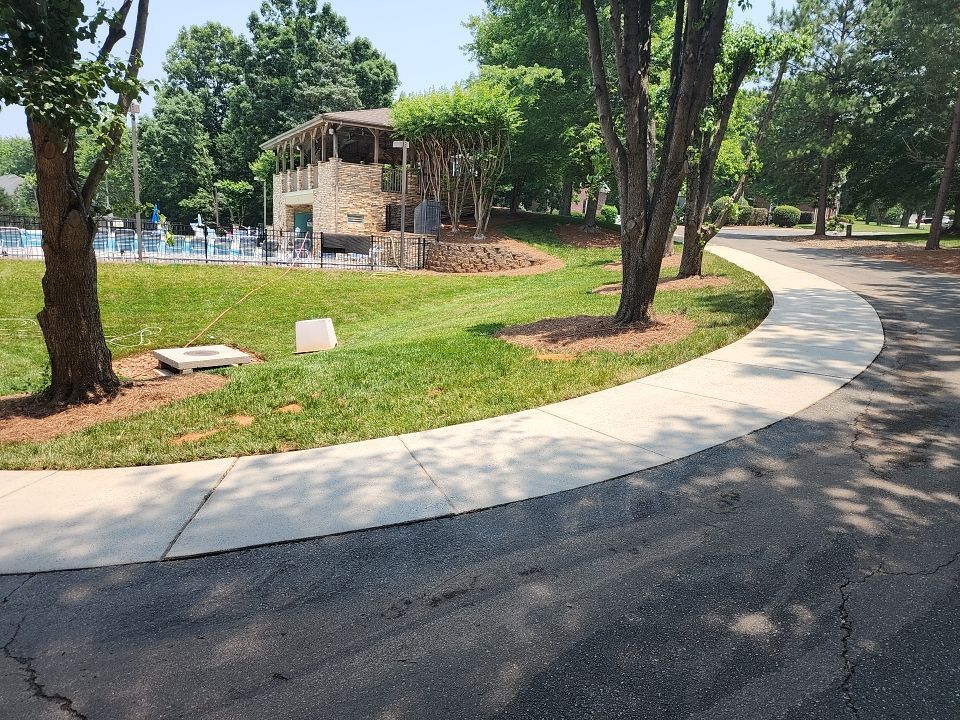 concrete Clean using cleaner by G&H Home Tech Pros LLC