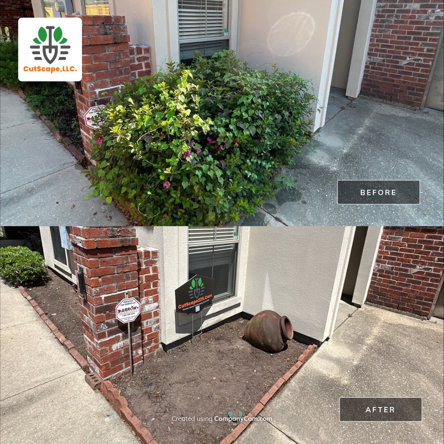 DEMO / PREP / INSTALL / TRIM / MULCH INSTALL by CutScape, LLC.