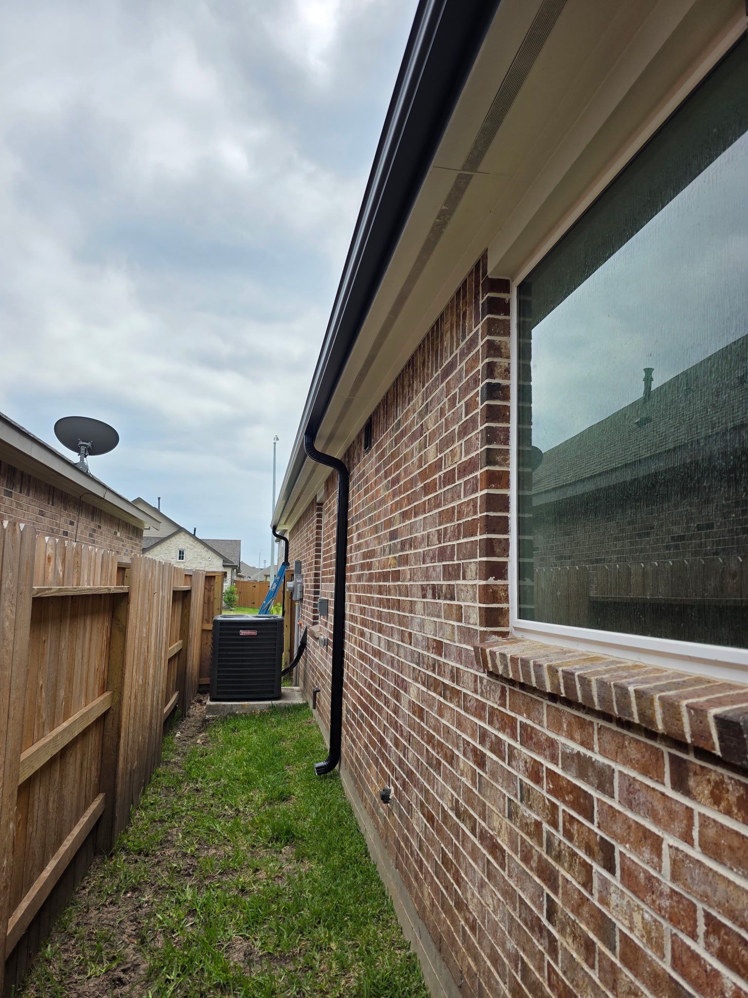 Gutter Install Project in Katy, TX by Proud Roofing