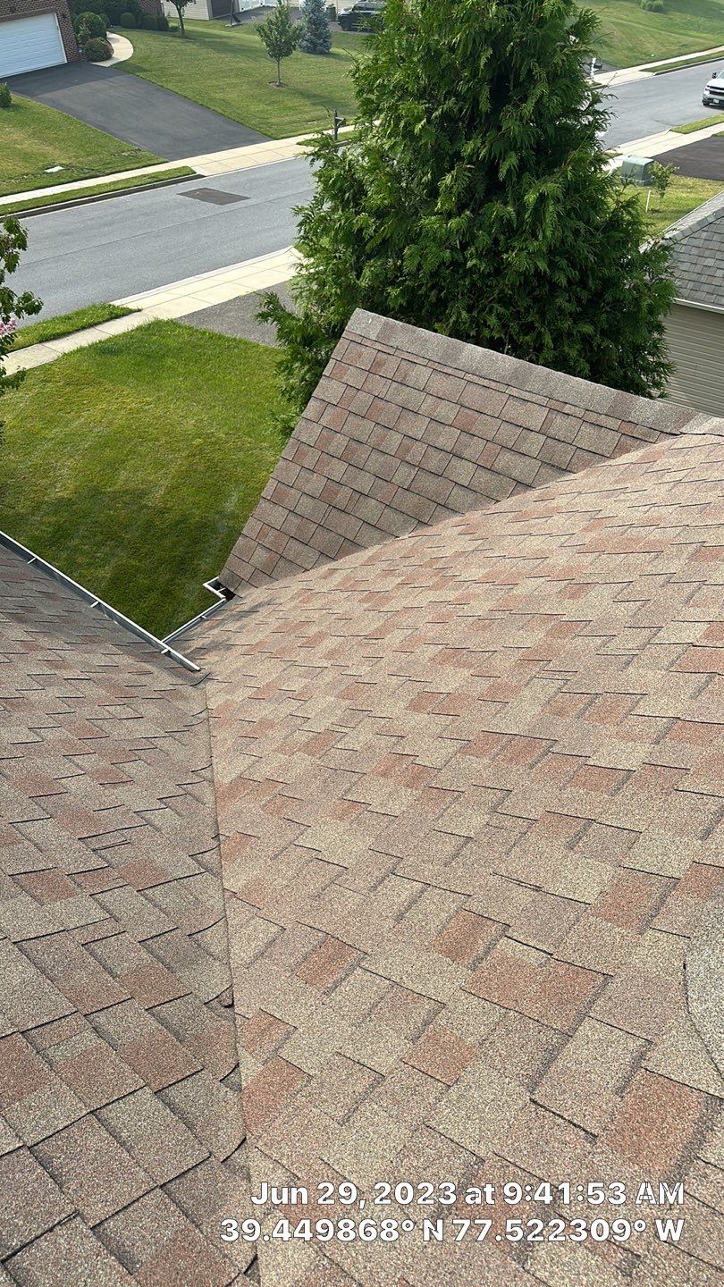 Residential Roofing Repair using CertainTeed Landmark Weathered Wood Architectural Shingles by Frederick Roof Repair