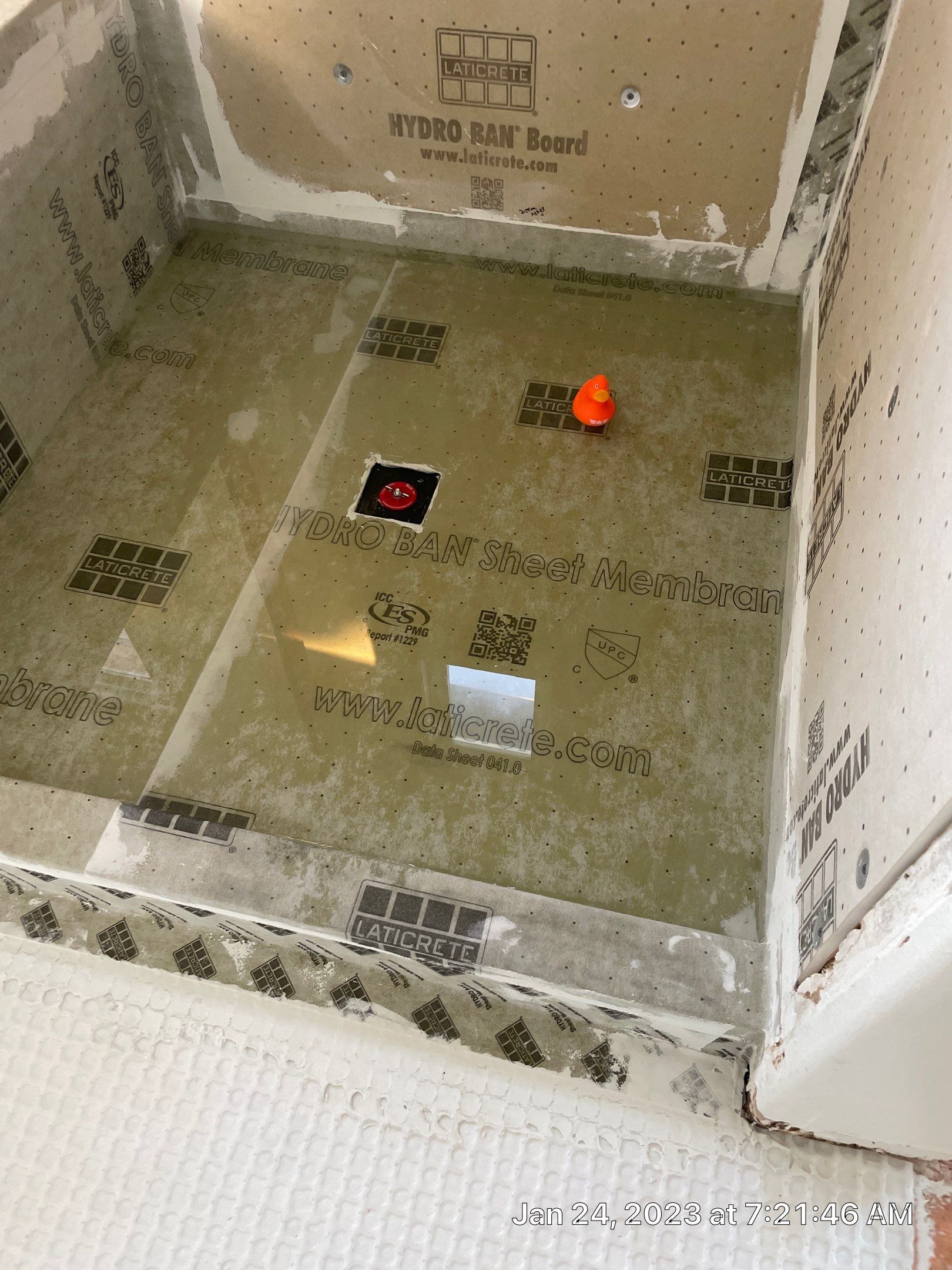 Bathroom Remodel using Laticrete by OC Flooring Inspections-ICRI - CCSMT-CFIU#439