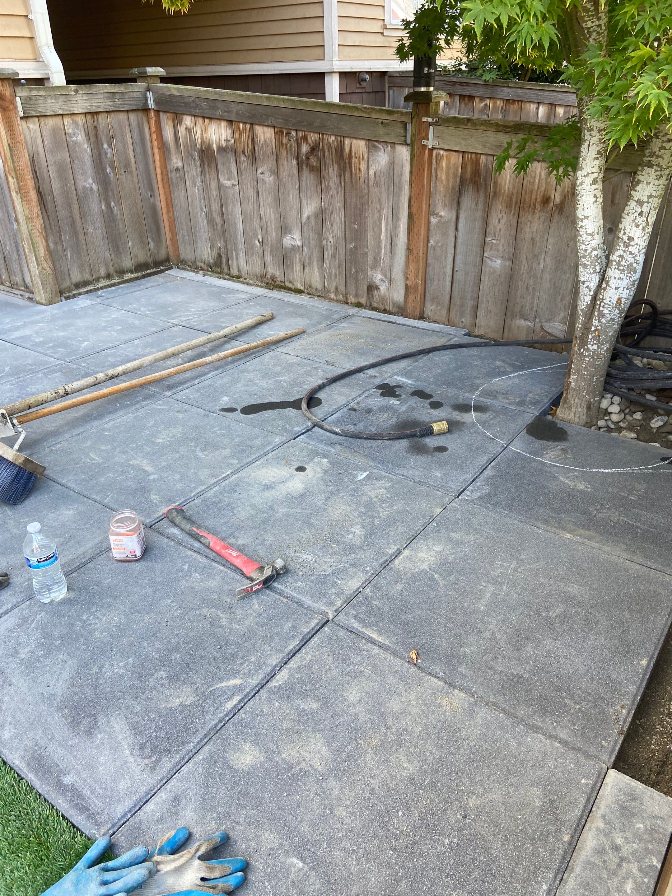 Paver Walkway & Turf Installation | Seattle  by Jireh Asphalt & Concrete Inc 