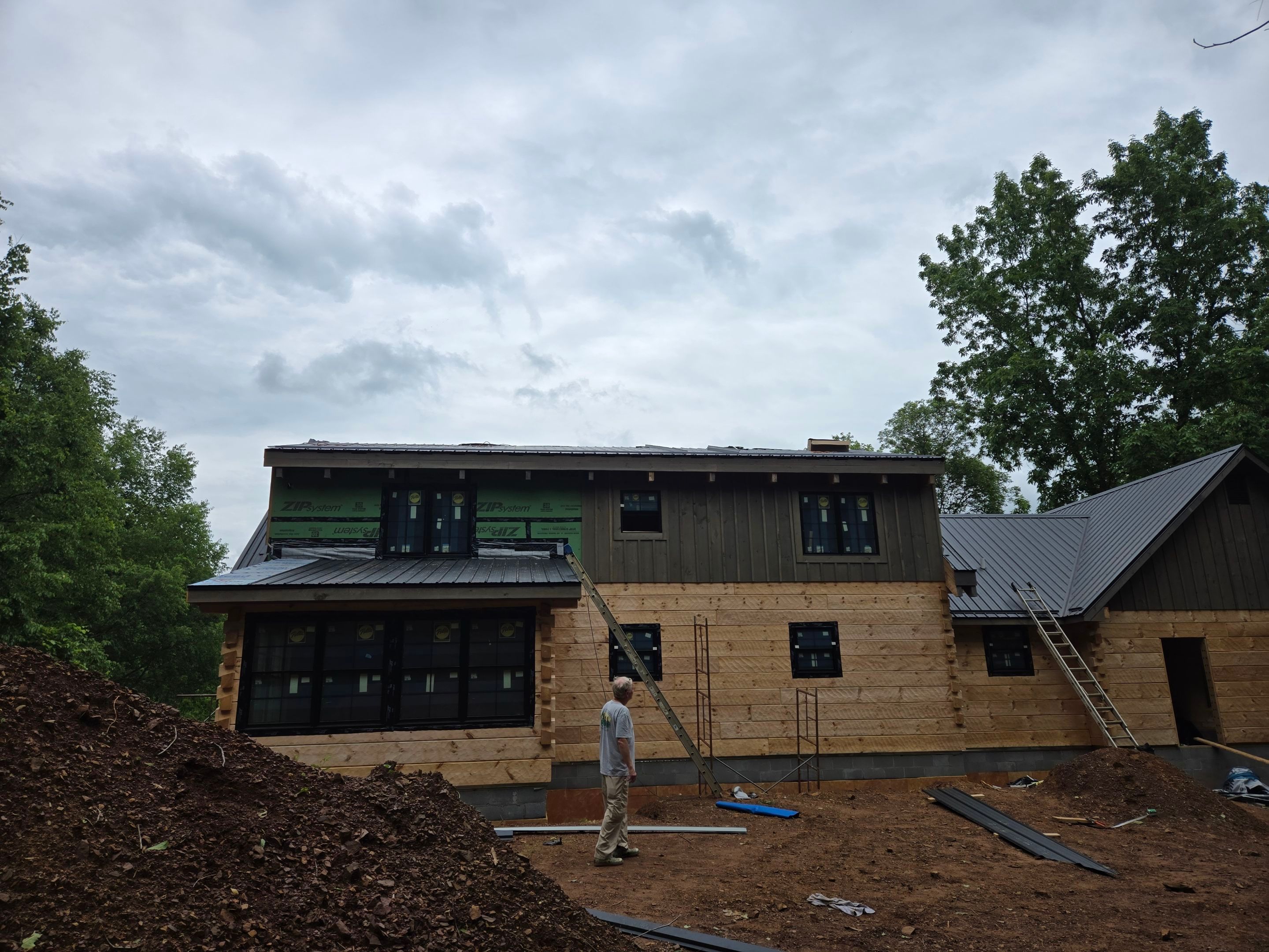 Textured Black AG Panel by Omnia Roofing