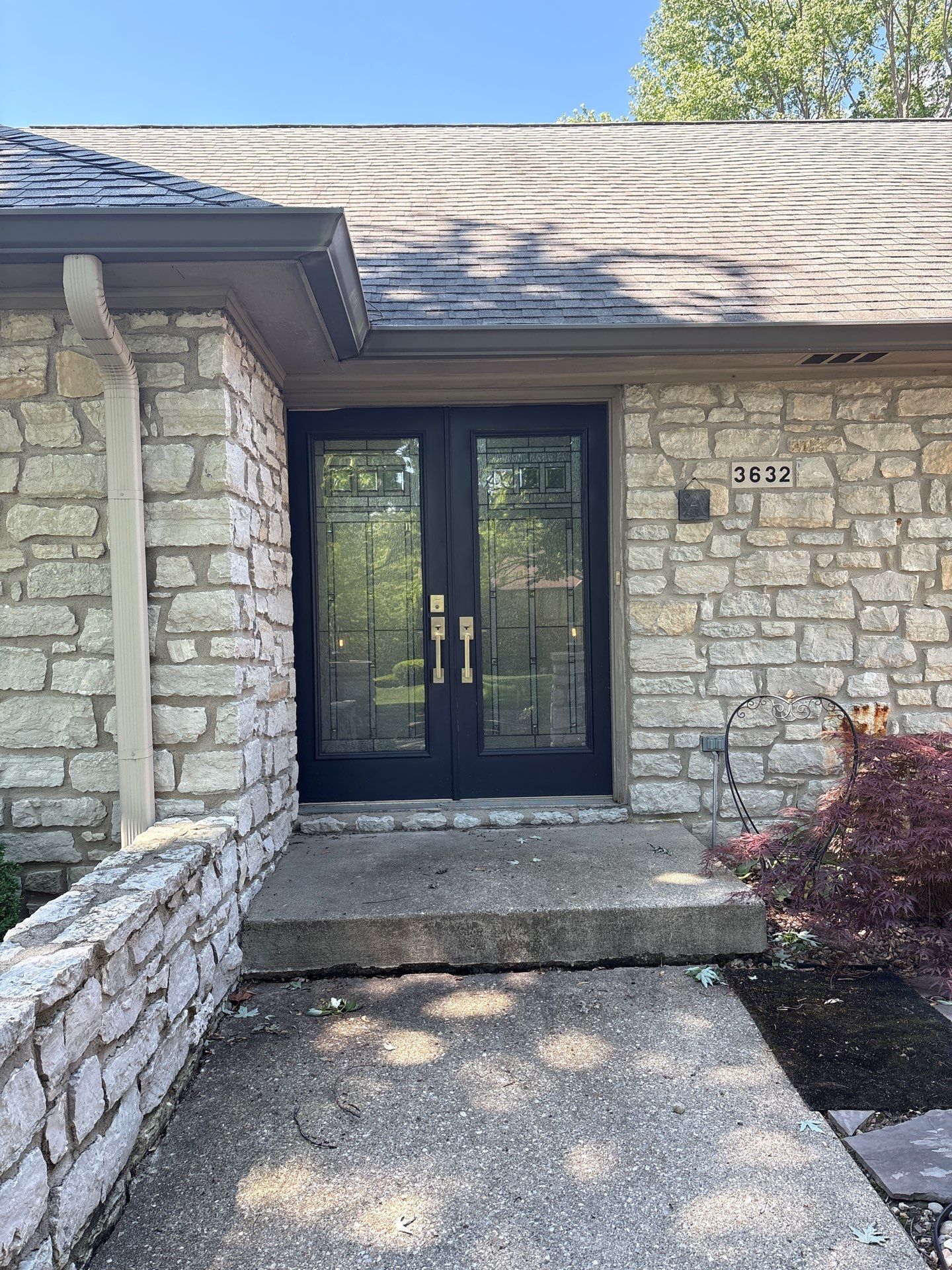 Custom Front Entry and Sliding Patio Door Replacement in Greenwood by Merrifield Exteriors, LLC