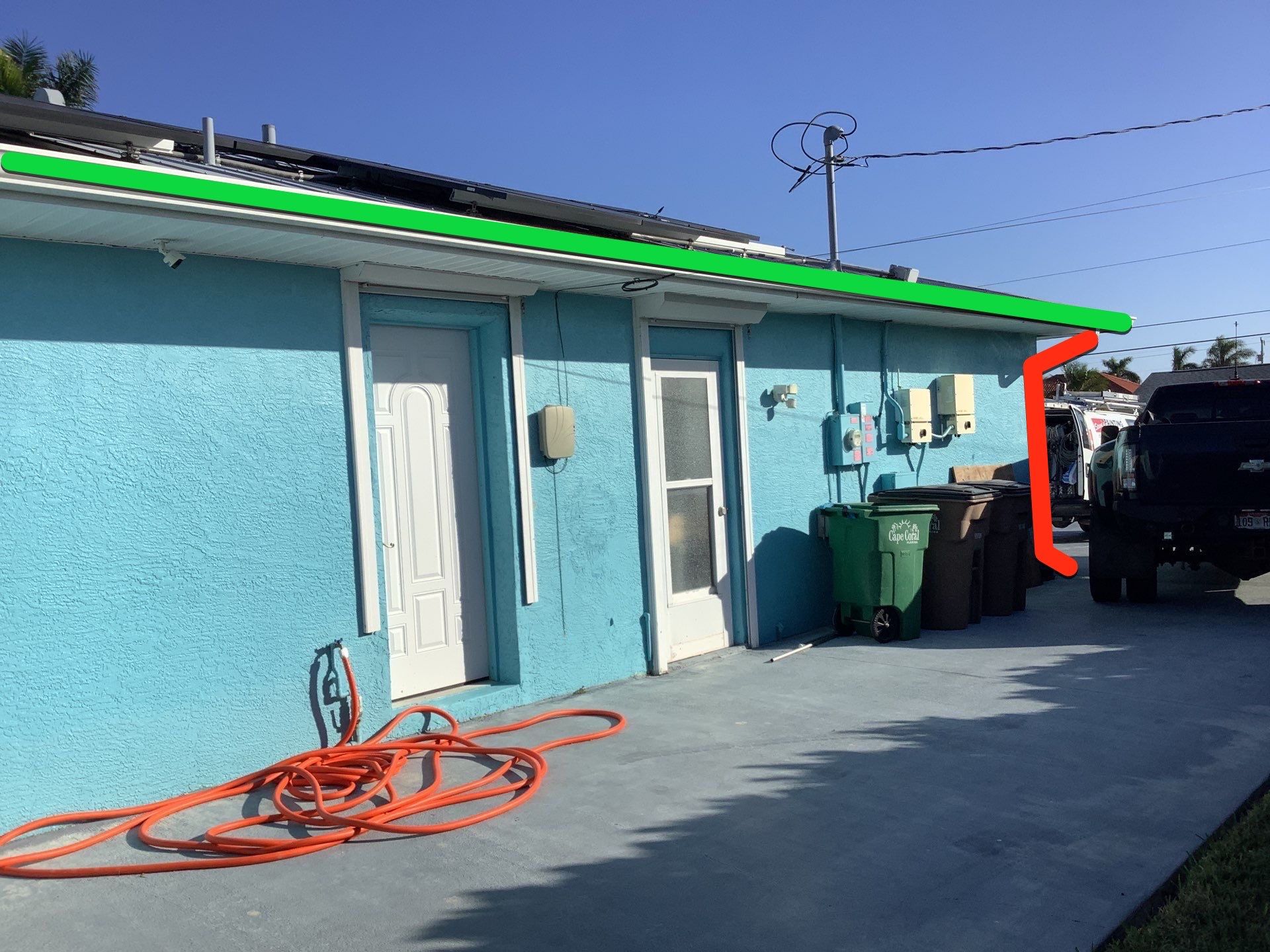 Residential Seamless Gutter Upgrade in Cape Coral FL by Gutter Professors