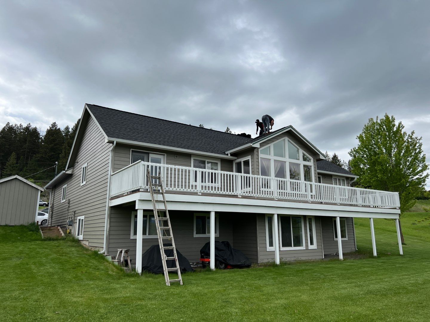 GAF Timberline HDZ - Charcoal by Montana Roofing Solutions