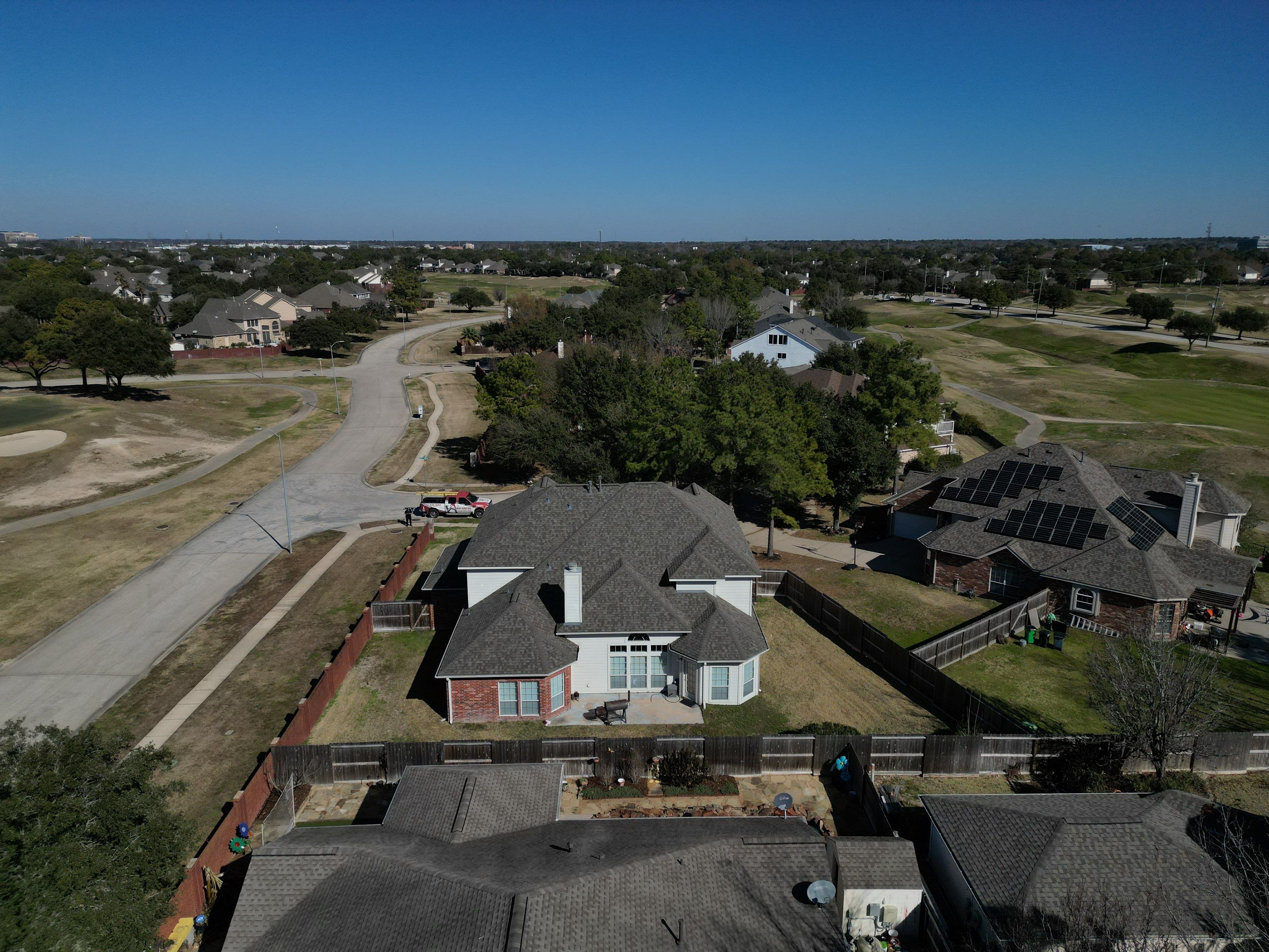 OC Duration Driftwood by HHH Roofing & Construction