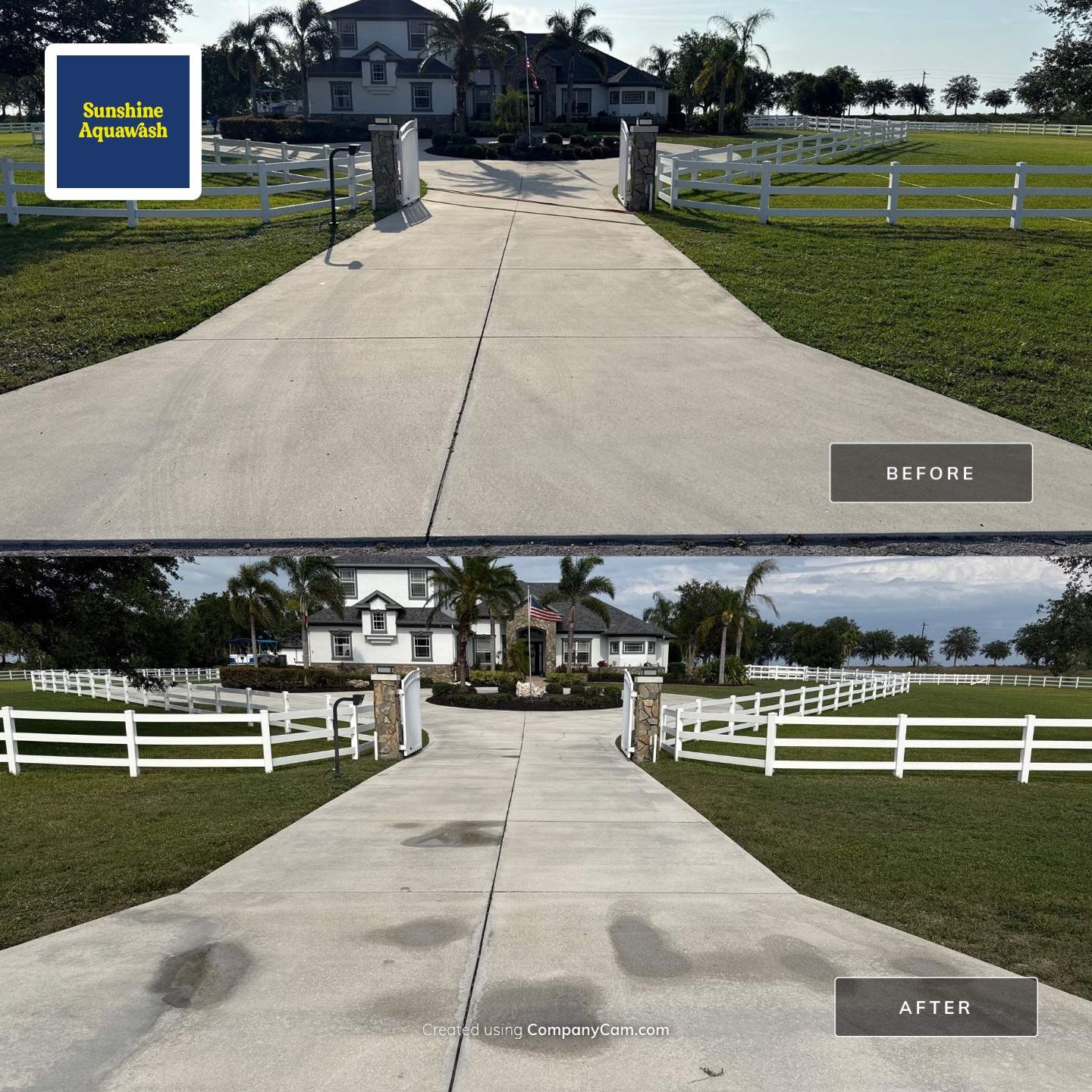 Comprehensive Exterior Cleaning for 2-Story Home in Foxbrook Community – Parrish, FL by Sunshine AquaWash