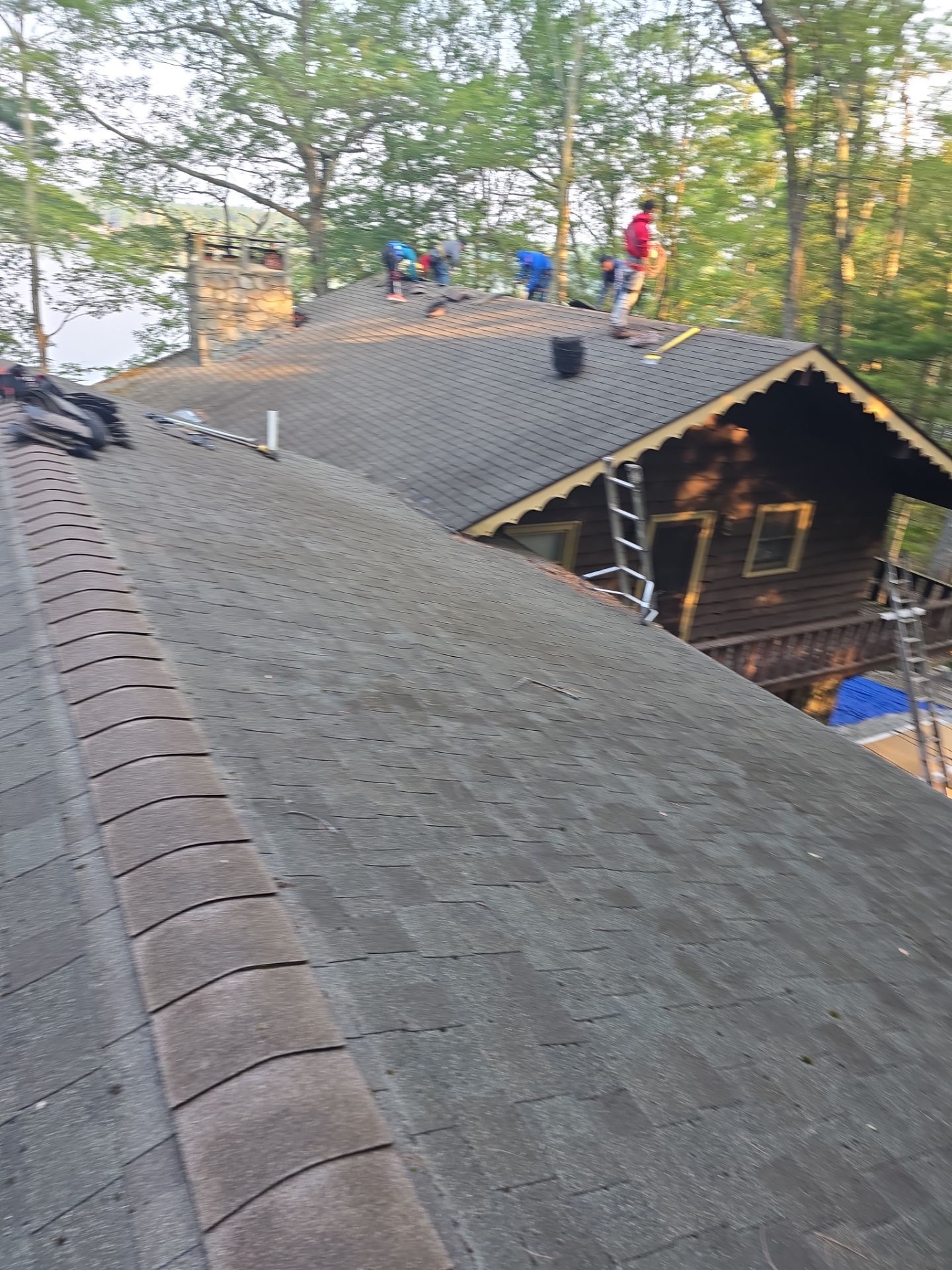 Stunning Tesla Solar Roof Cabin in the Woods by American Home Contractors