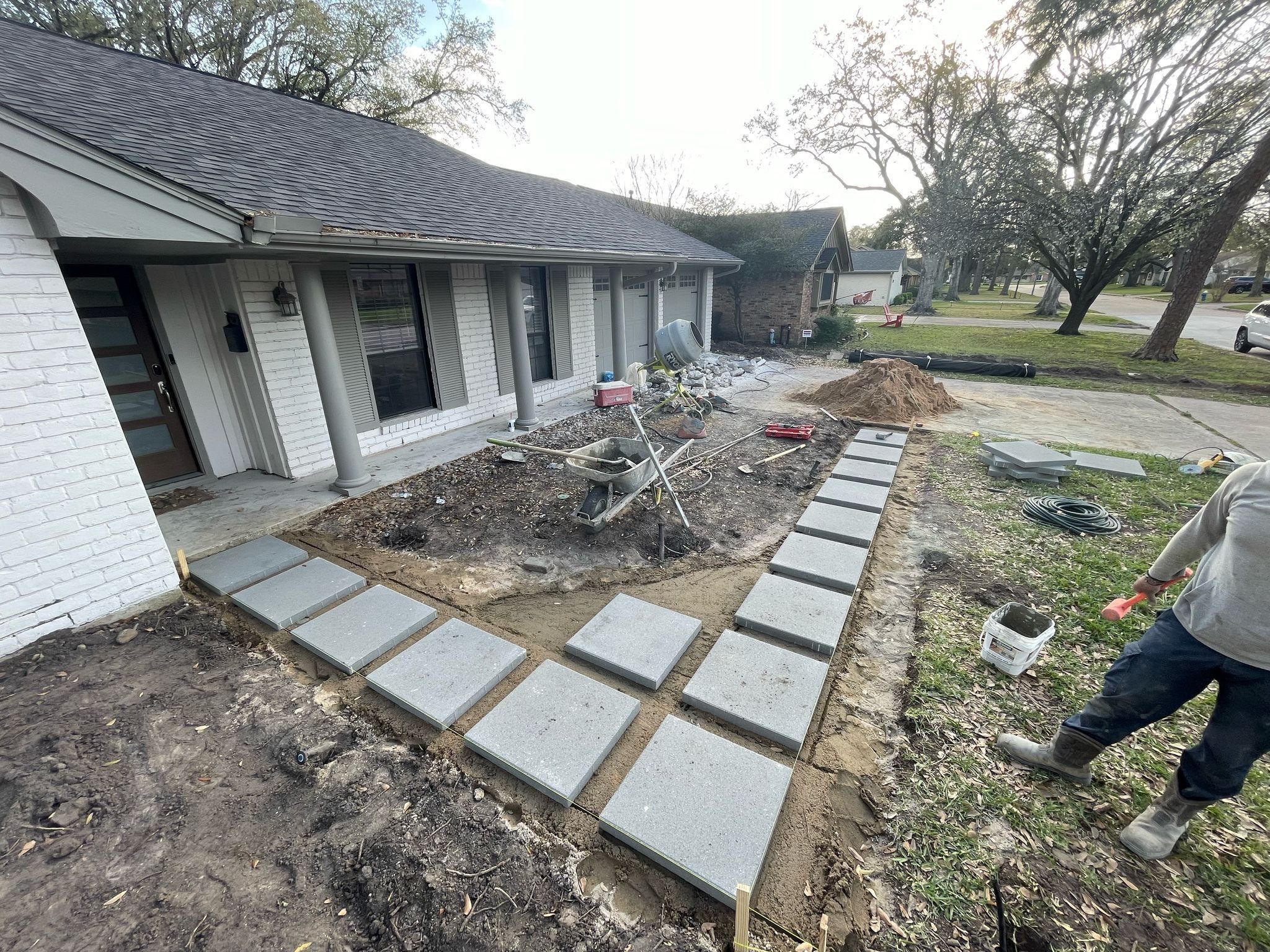 🌿 Jackie’s Outdoor Transformation — Drainage, Flagstone & Full Restoration by Texas Urban Elements