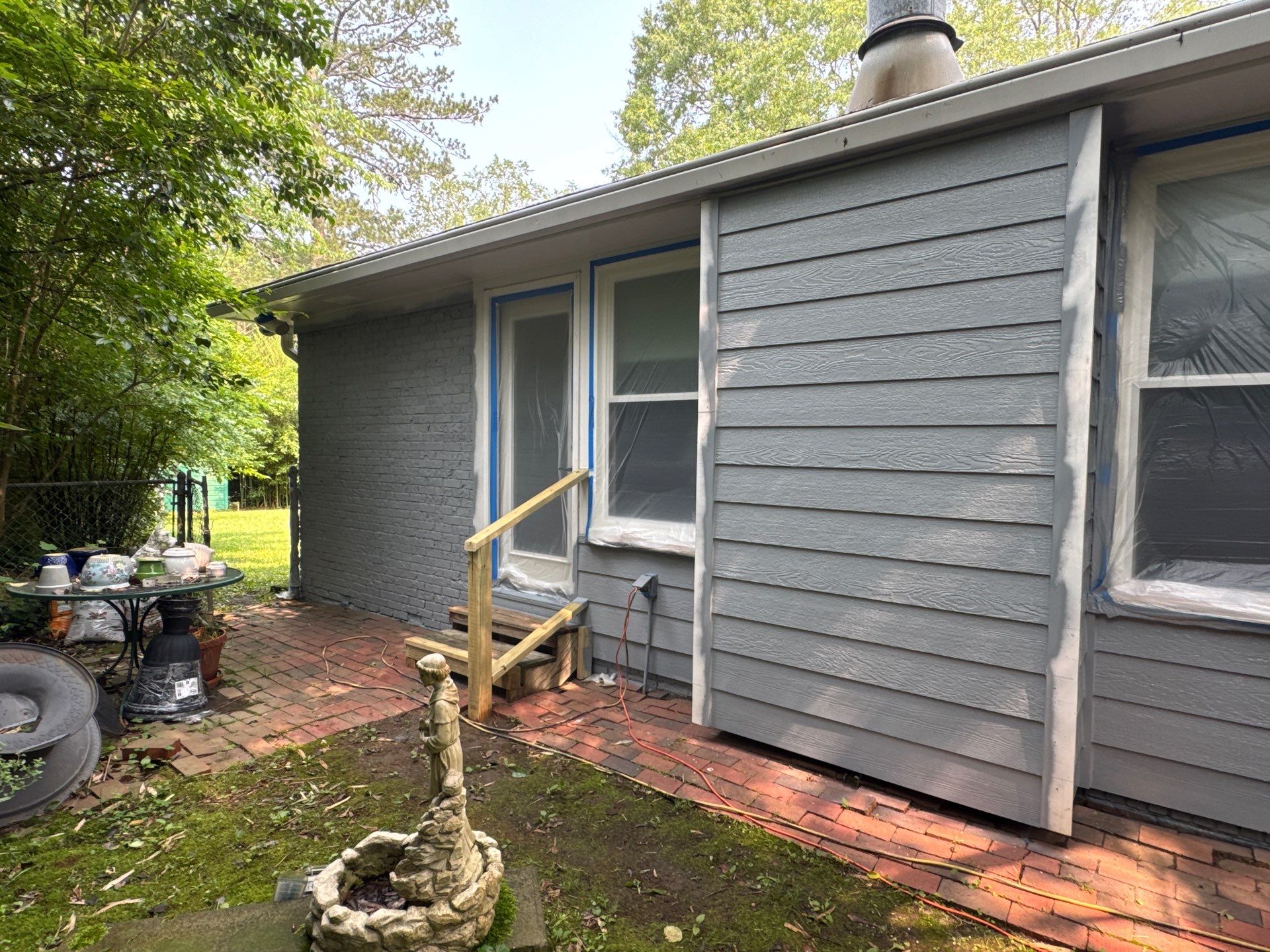 Full Exterior Painting and Brick Transformation in Oxford by PGP Surface Solutions, LLC