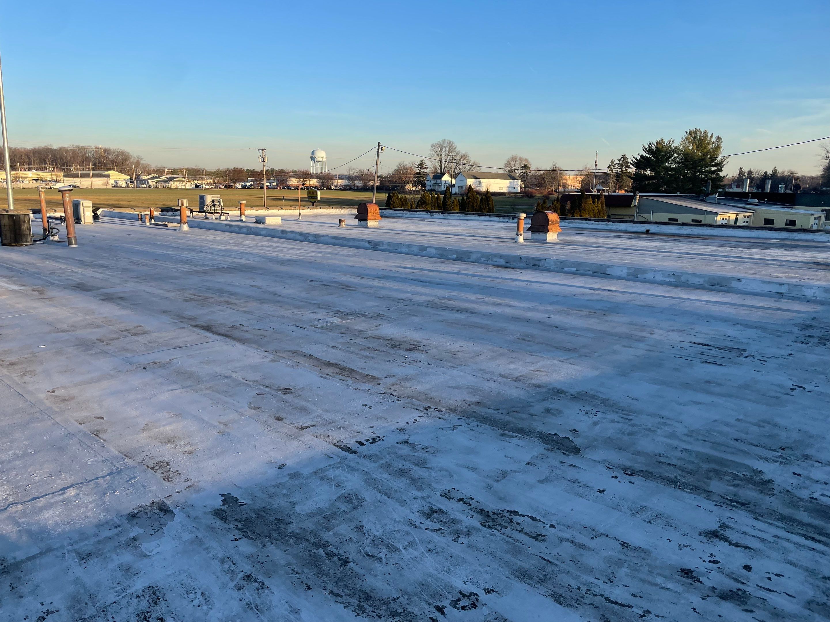 Commercial Roofing Installation using GAF TPO by All Site Roofing