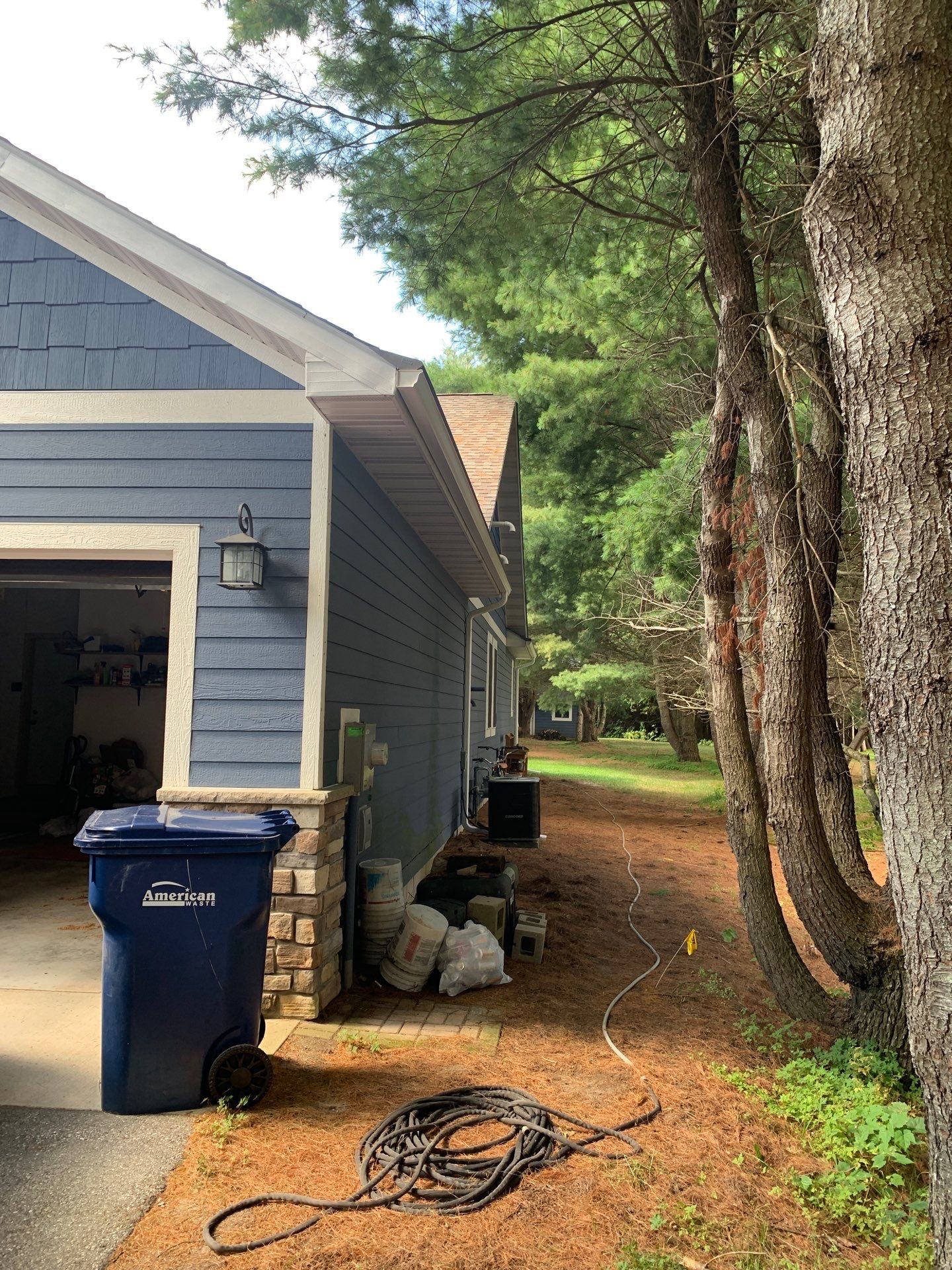 Gutter and Gutter Helmet Installation for Lake Leelanau Home